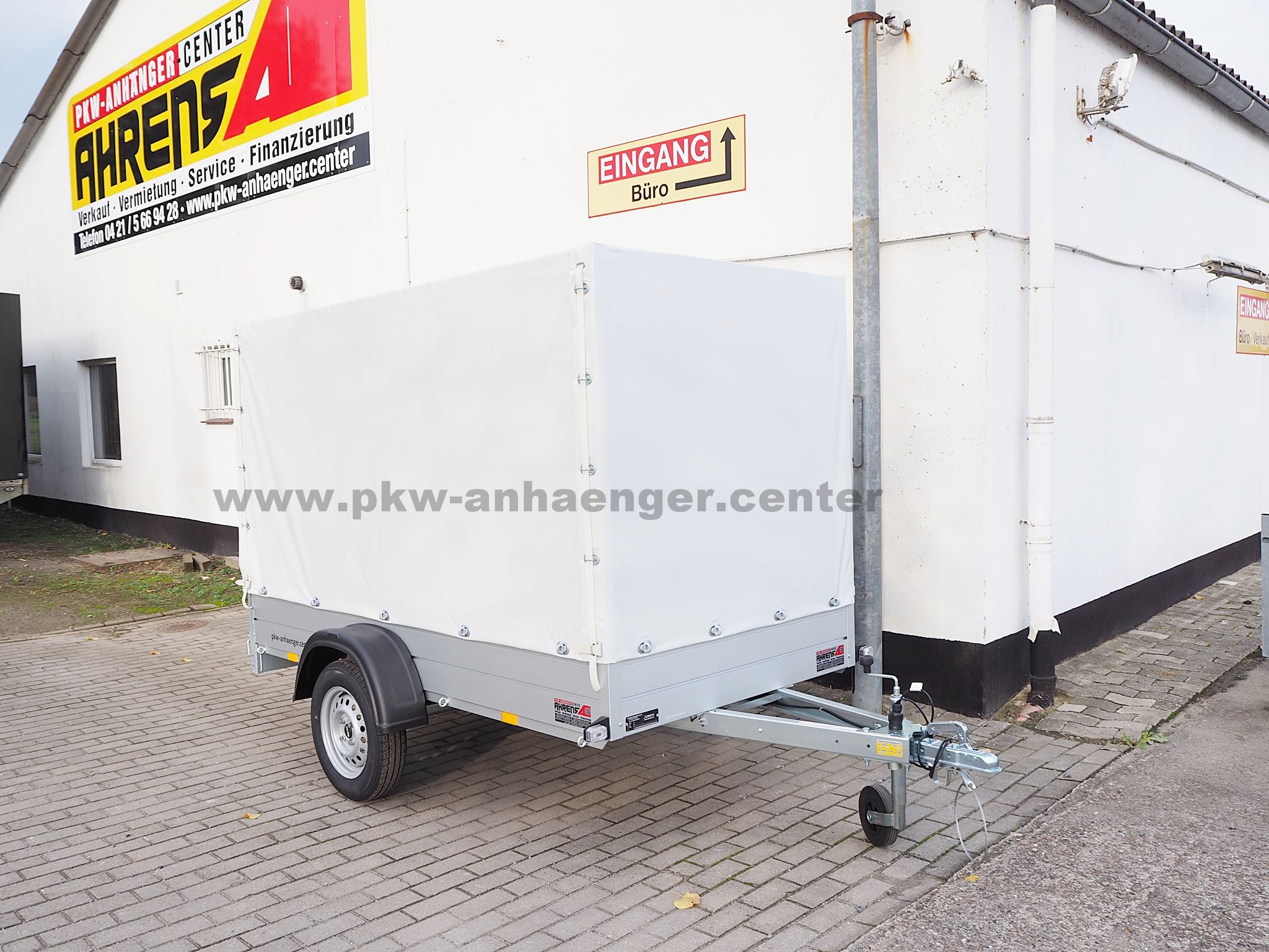 Anssems GT 750 251x126x150cm Planenanhänger Alubordwände
