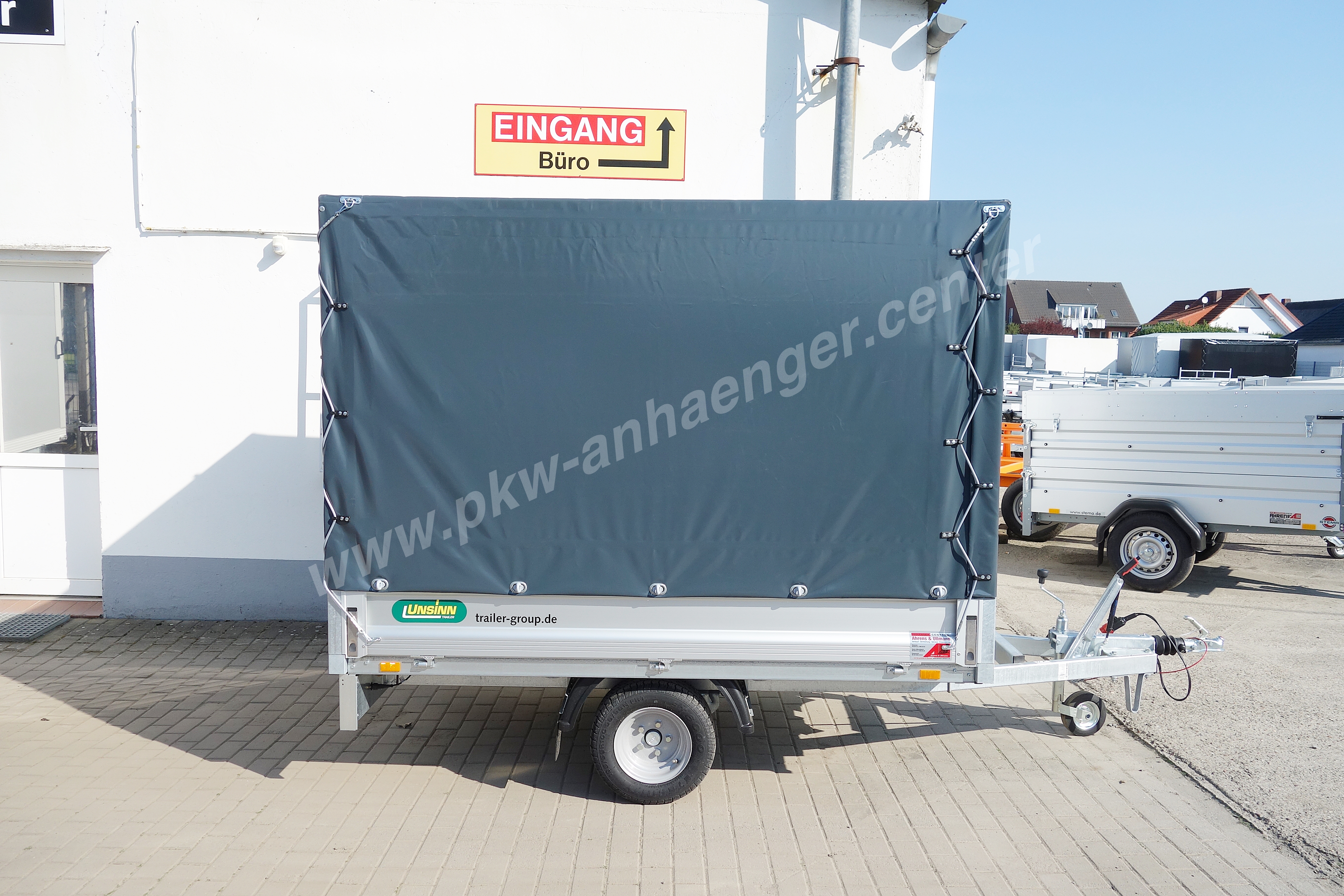Mietanhänger (15) Planenanhänger Hochlader 1300kg 230x150x160cm
