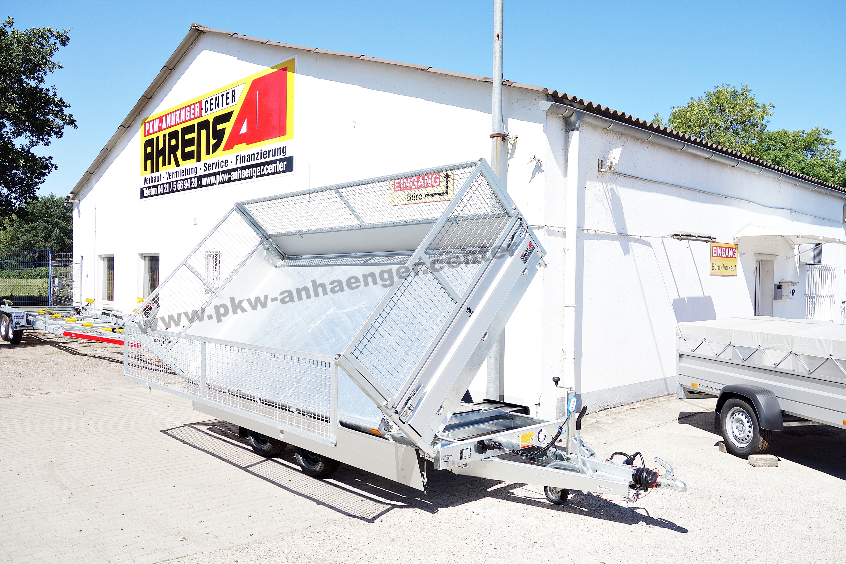 HAPERT COBALT HM2 FERRO 3,5t 4x2m Schienen Stützen Gitteraufsatz Dreiseitenkipper