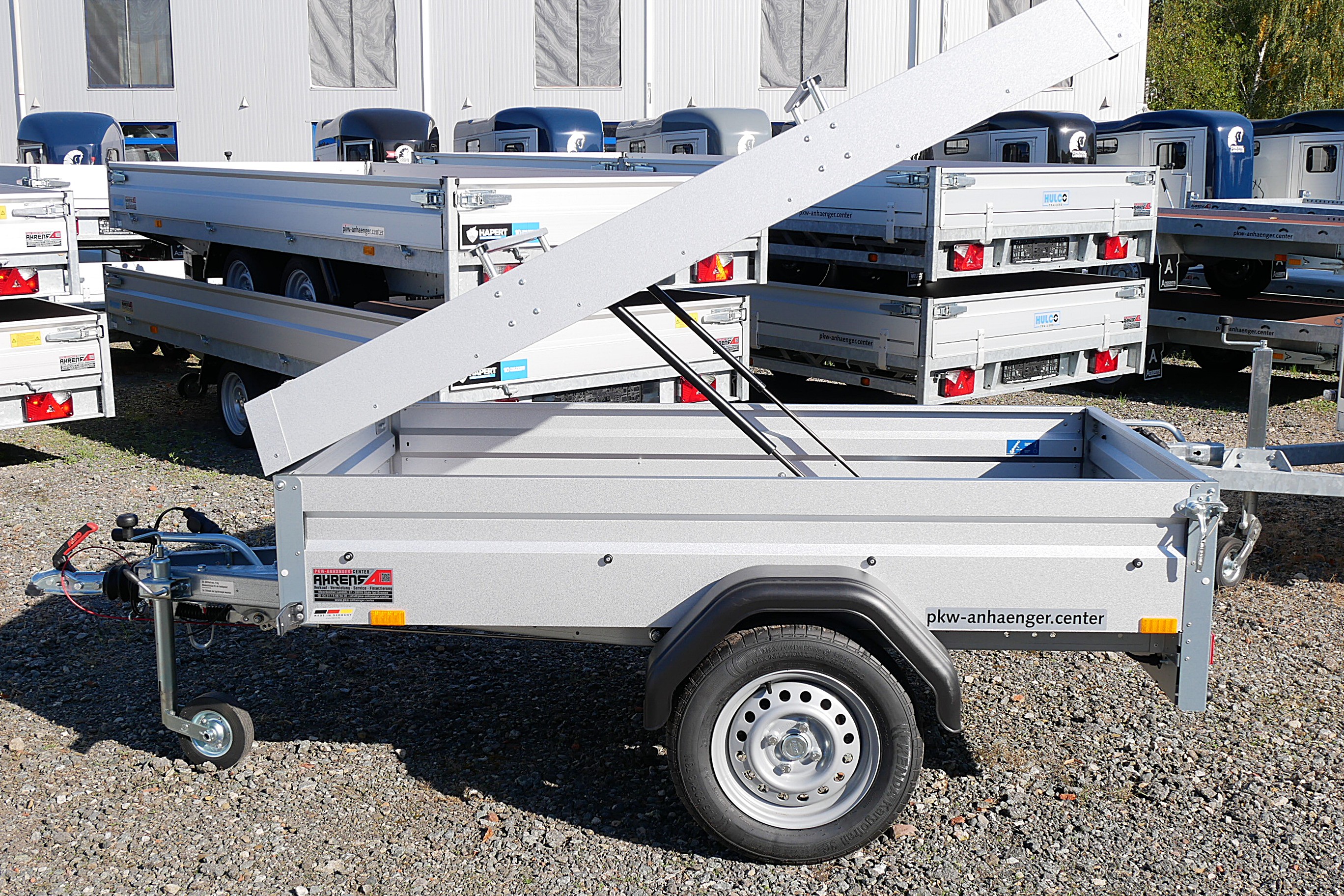 Deckelanhänger STEMA 750kg 201x108x45cm gebremst 100km/h