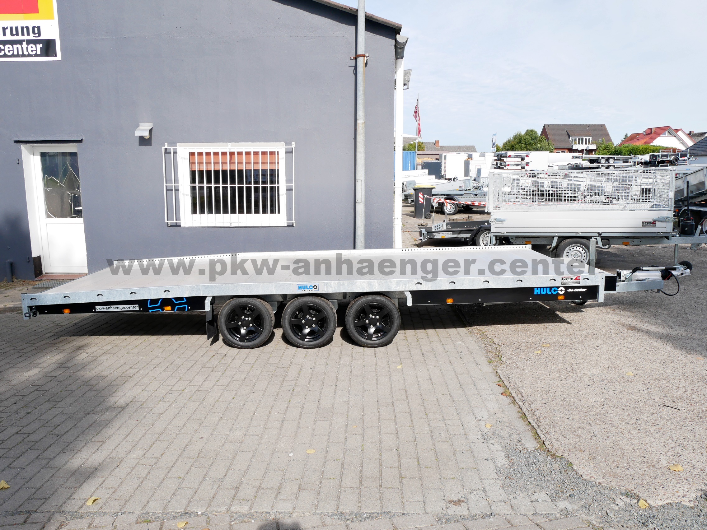 Mietanhänger (16) Autotrailer 3500kg 540x207cm abgeschrägtes Heck