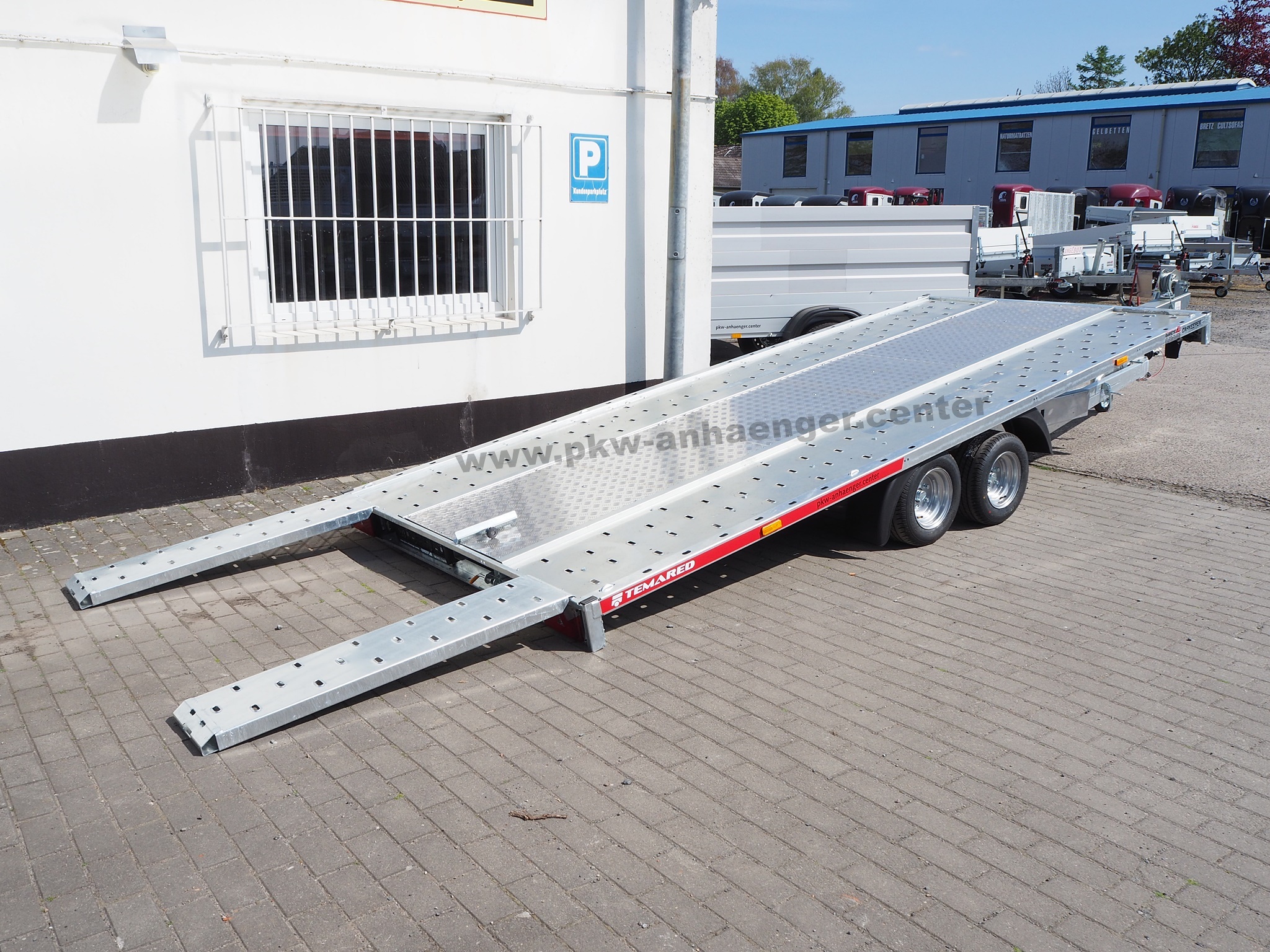 TEMARED CarKeeper 4520S 450x204cm 3000kg Aluboden mittig Autotrailer