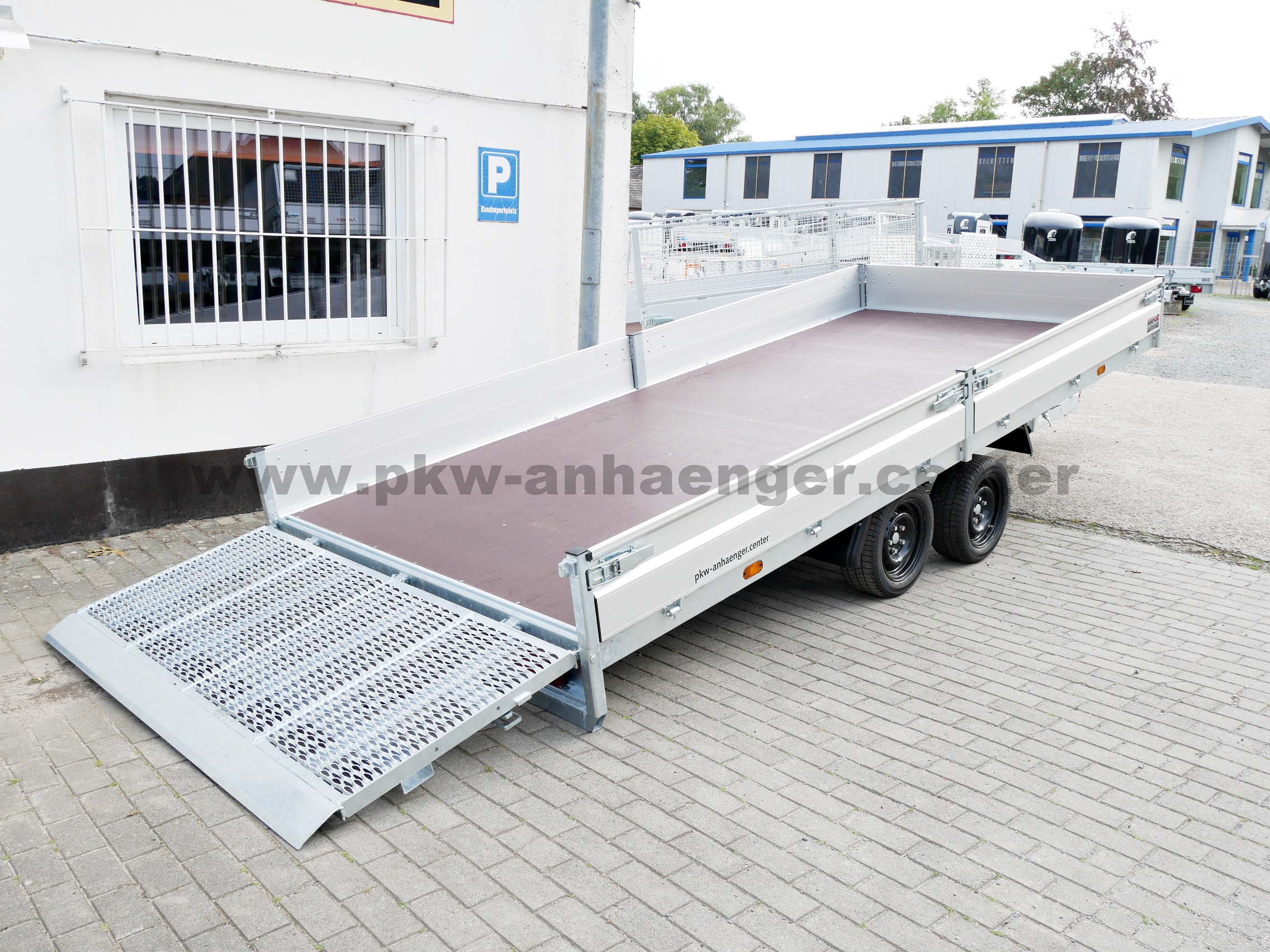 Hapert INDIGO HT2 3500kg 505x220x30cm Maschienentransporter ankippbar Hochlader Parabel
