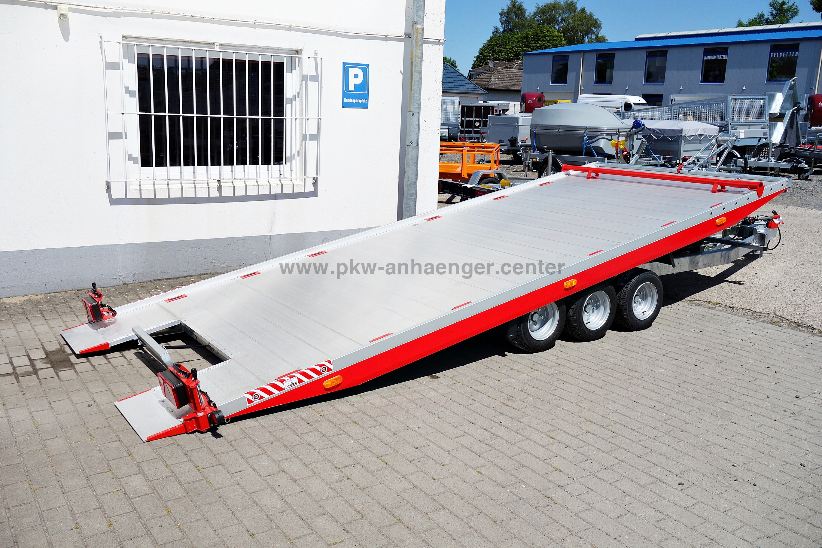 Autotrailer 3achser Vezeko Imola 35.47 3500kg Aluplattform
