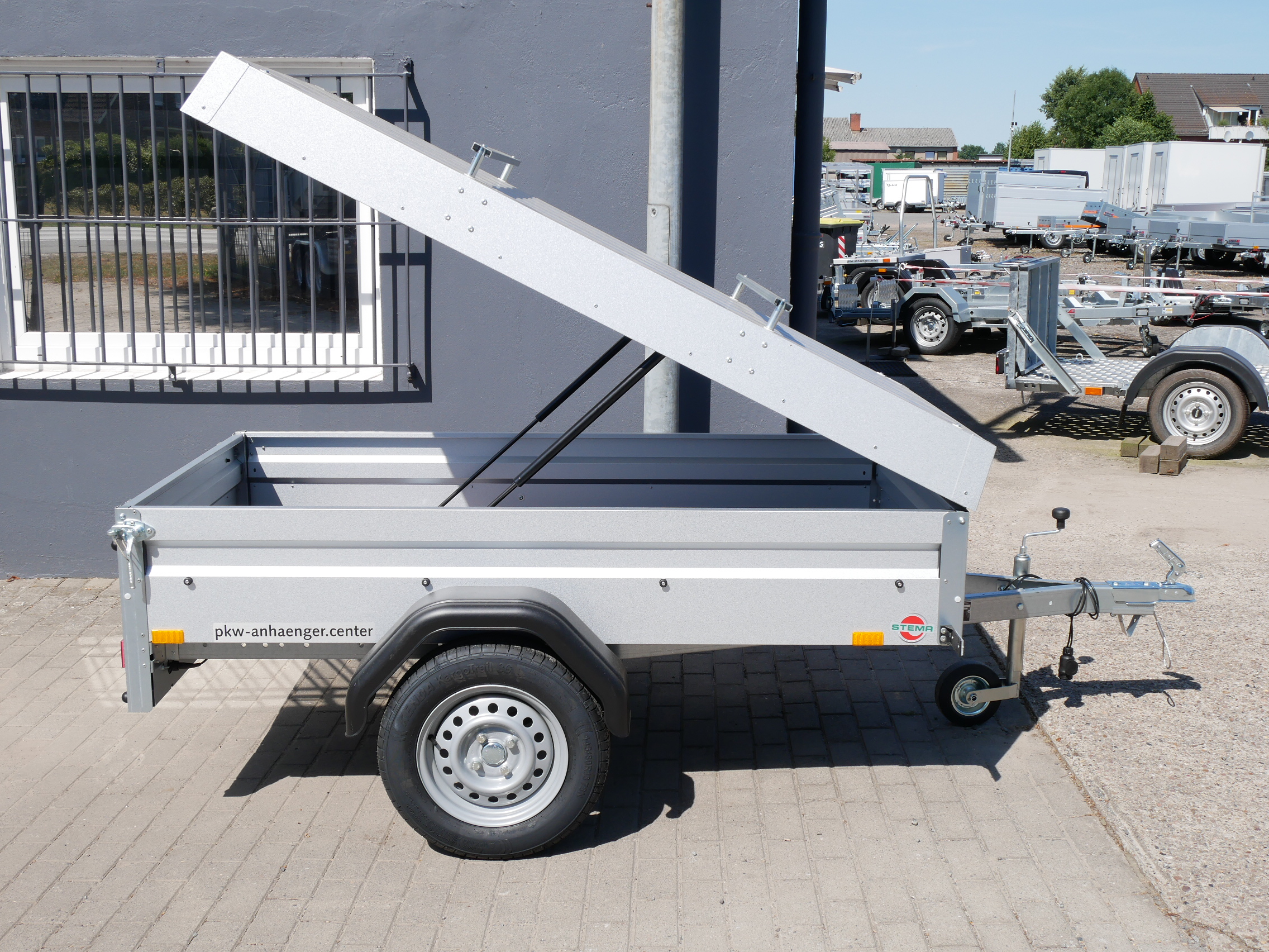 Deckelanhänger STEMA 750kg 201x108x45cm