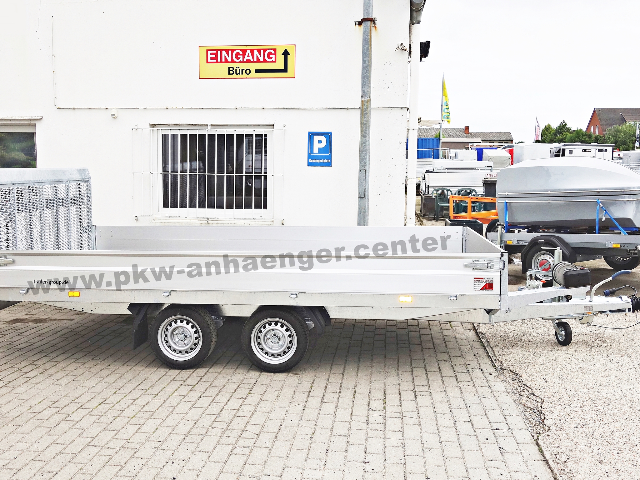 Hapert INDIGO HT2 2700kg 405x200x30cm Baumschienentransporter ankippbar Hochlader