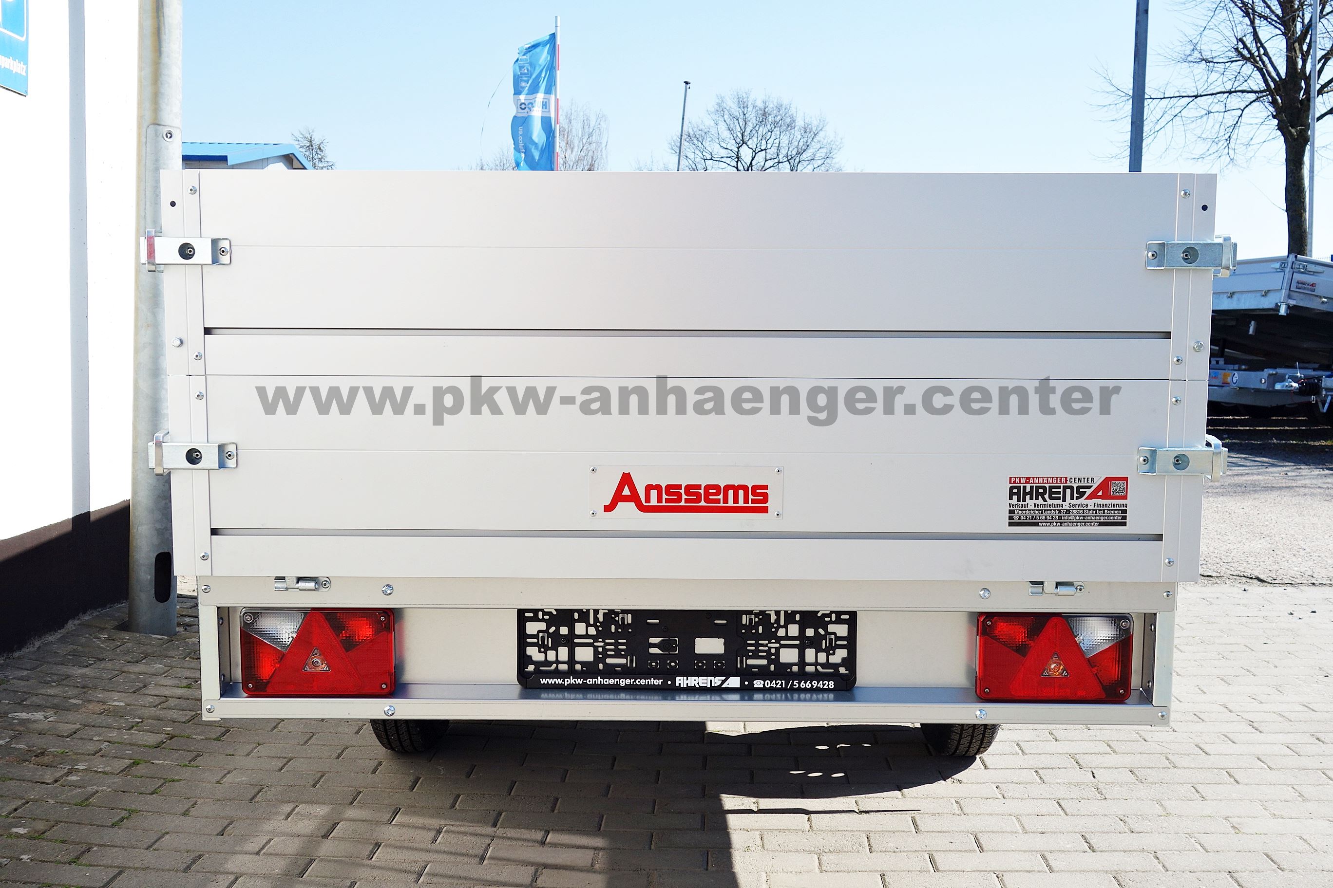 Anssems PLTT 1350 305x150x60cm Pritschenhochlader Tandem Aufsatz