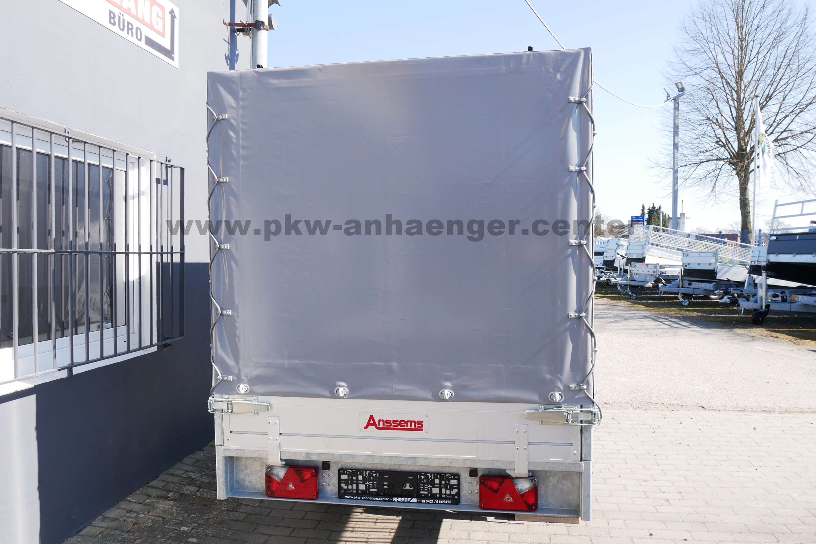 Anssems PSX 750 251x153x160cm Hochlader Planenanhänger