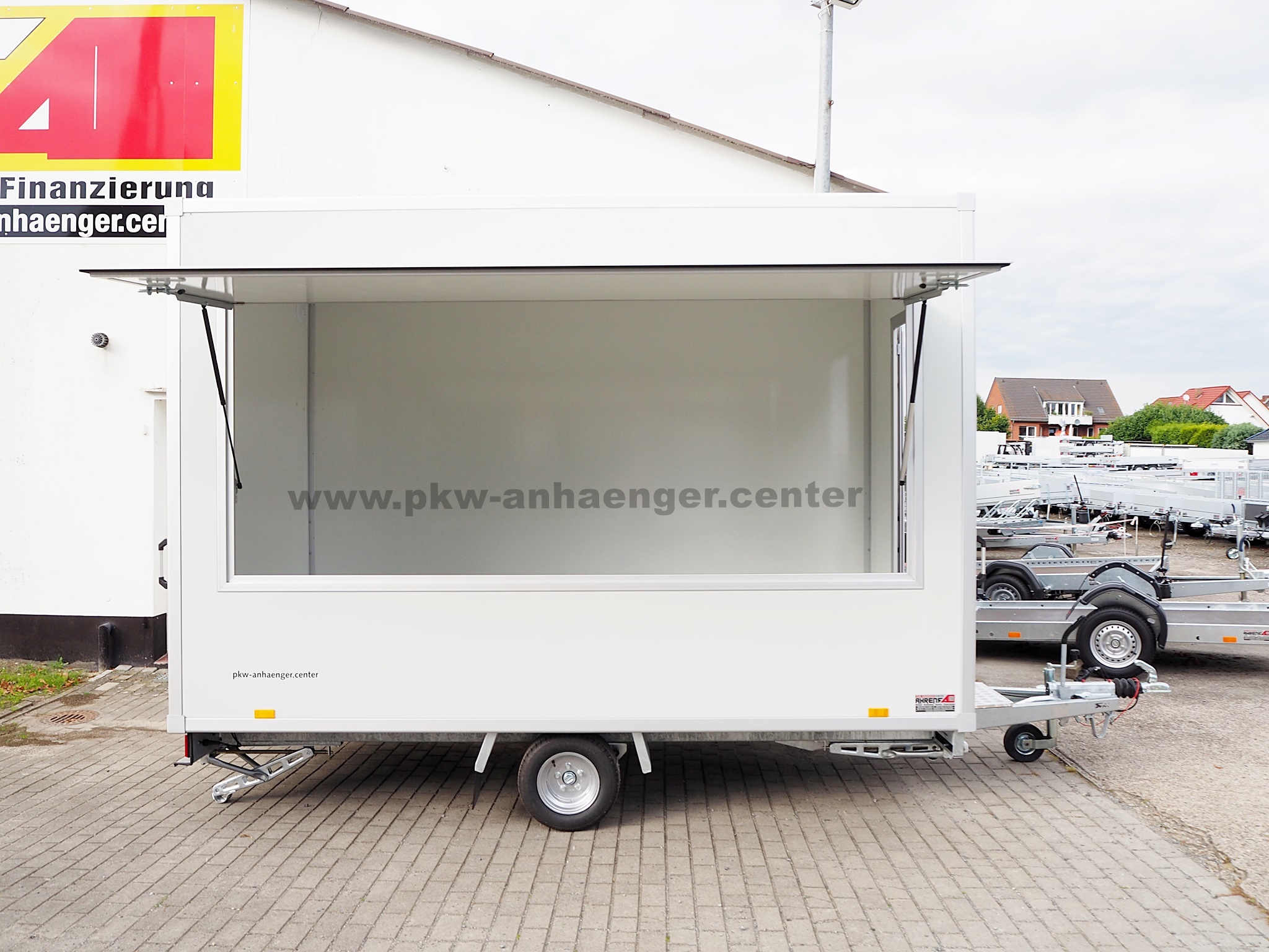 Verkaufsanhänger SellerH-L2 1300kg 357x200x230cm Hochlader