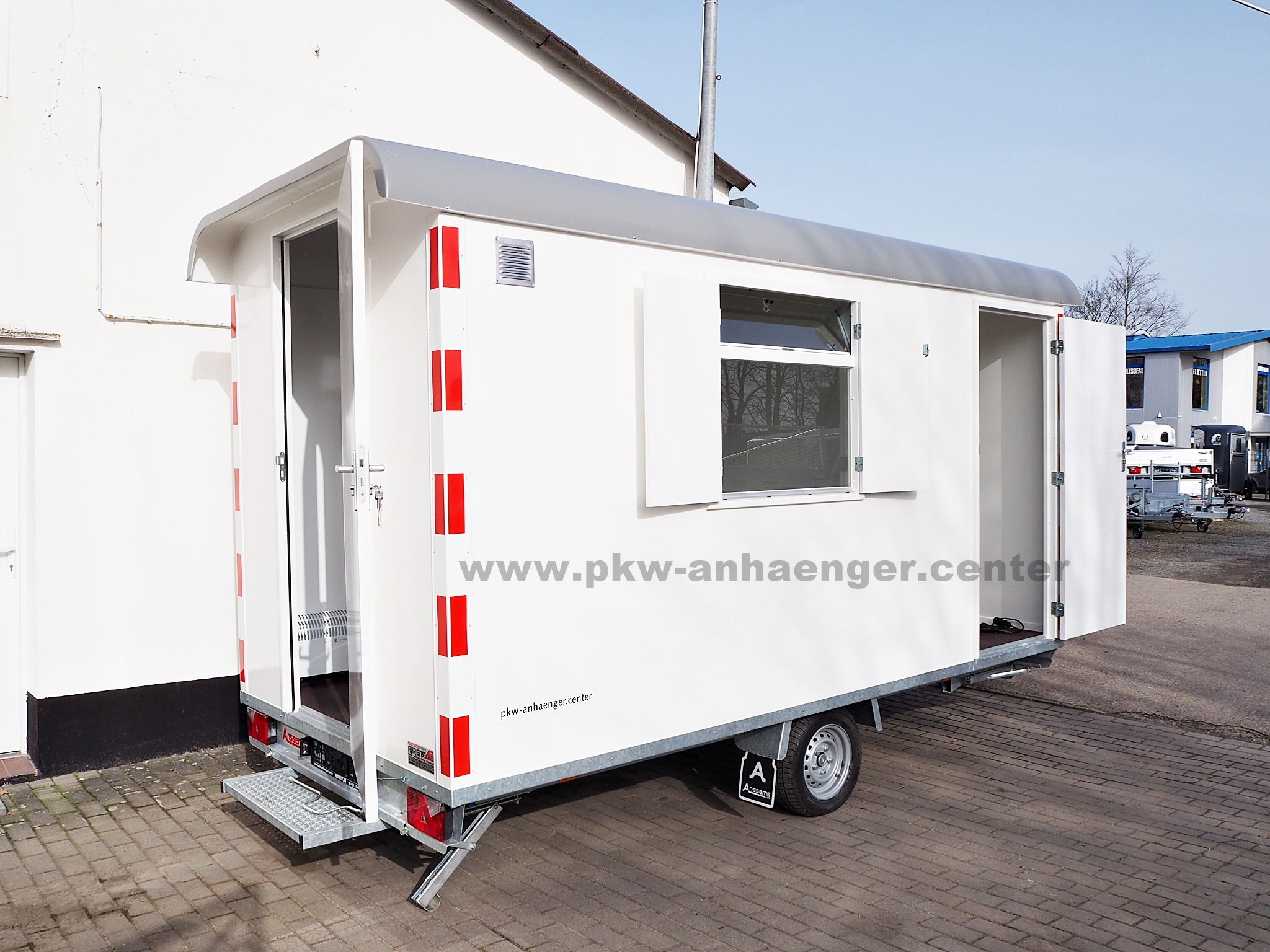 Bauwagen Anssems PTS 1400 390x188cm mit Lagerraum
