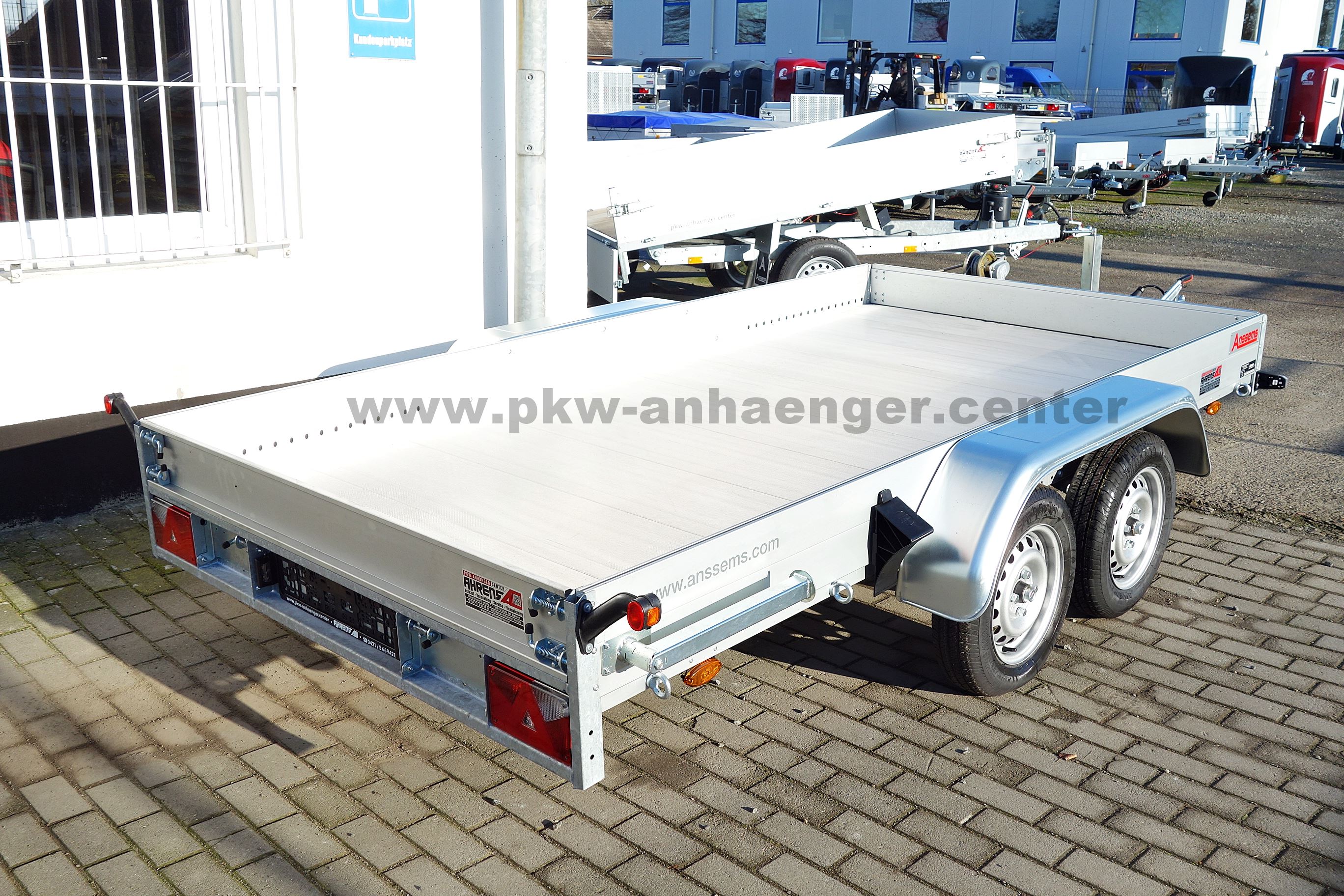 Anssems AMT 1500 340x170 Autotrailer mit Aluboden für Kleinfahrzeuge