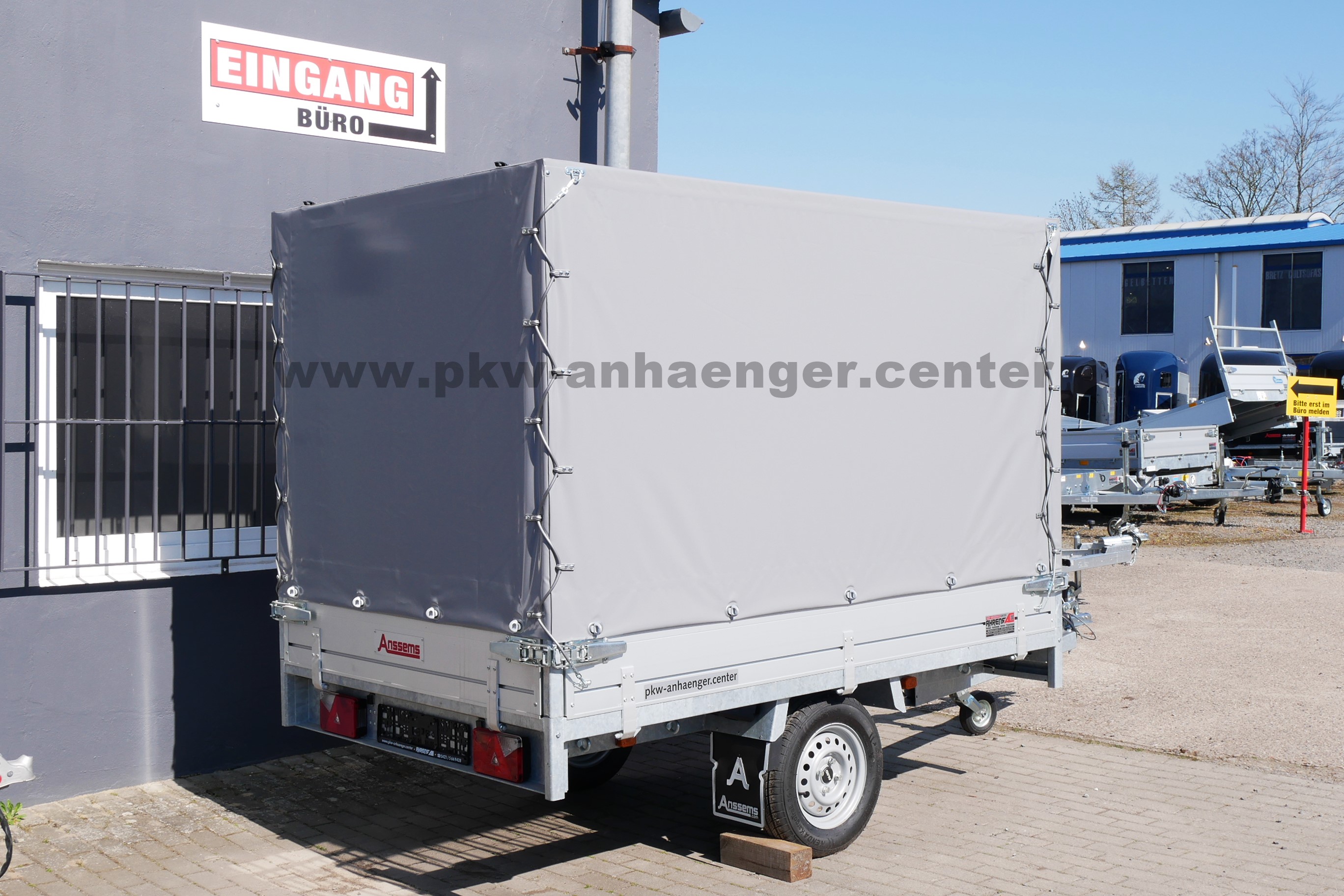 Anssems PSX 750 251x153x160cm Hochlader Planenanhänger