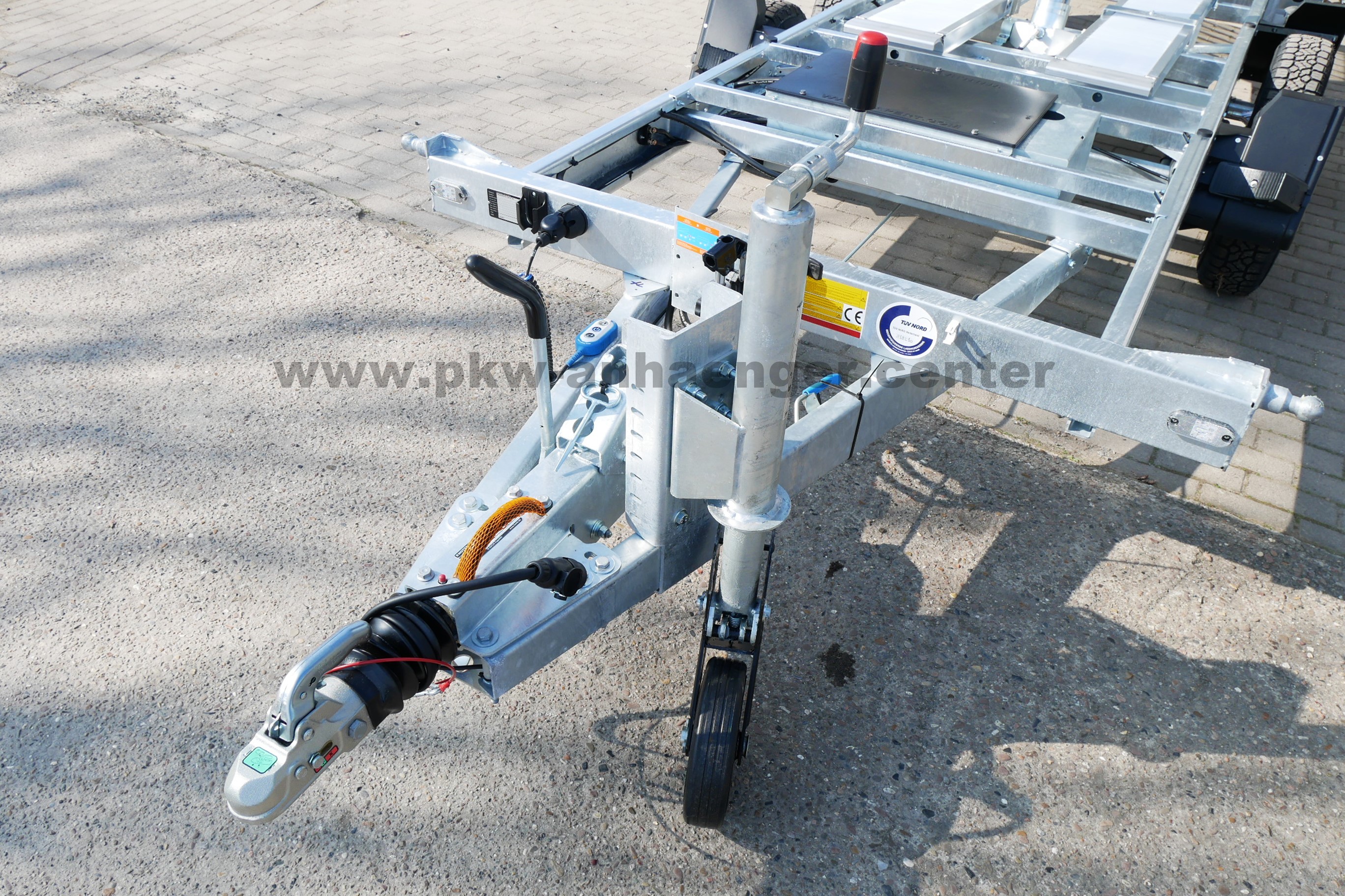 HAPERT COBALT-PLUS 3500kg 405x200x40cm Kipper mit Schienen Stützen Parabelfederung