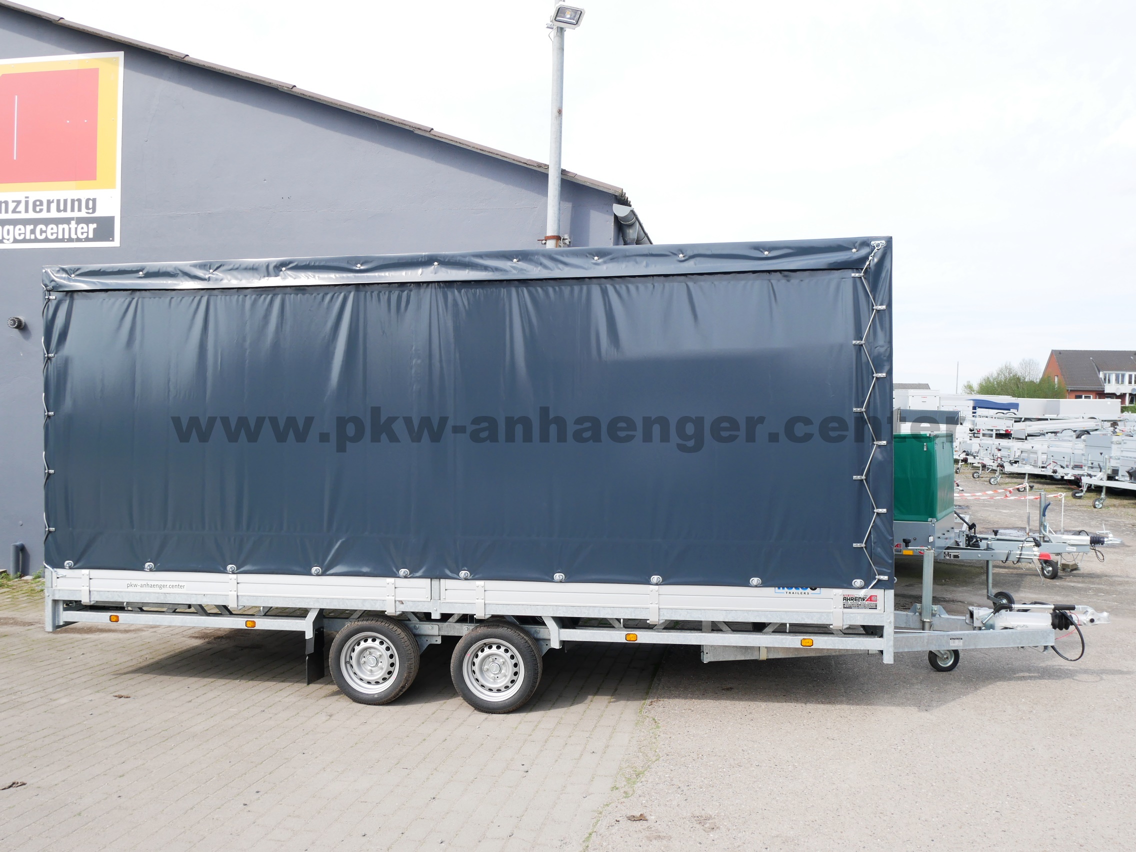aHU-3500-502x203x200-PG-anthrazit-2xSchiebepl-2 Hulco MEDAX-2 3500kg 502x203x200cm Planenanhänger Schiebeplane seitlich