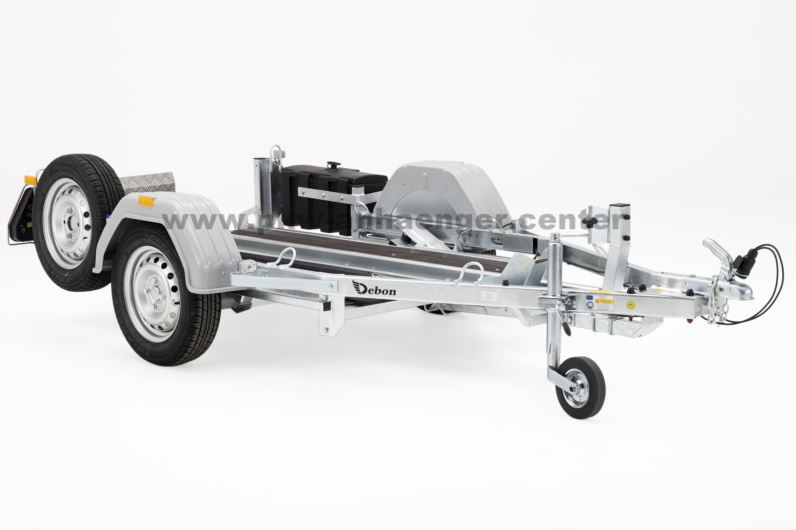 DEBON ROADSTER MOTO1 600kg 265x90cm 1er Motorradtrailer Plattform absenkbare