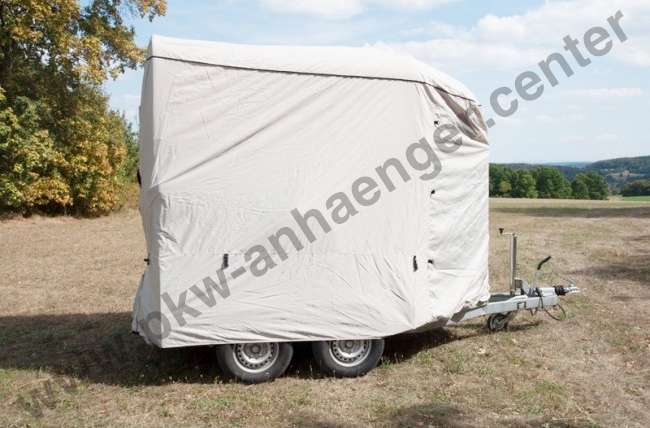 Pferdeanhängerplane Haube für 2er Pferdeanhänger