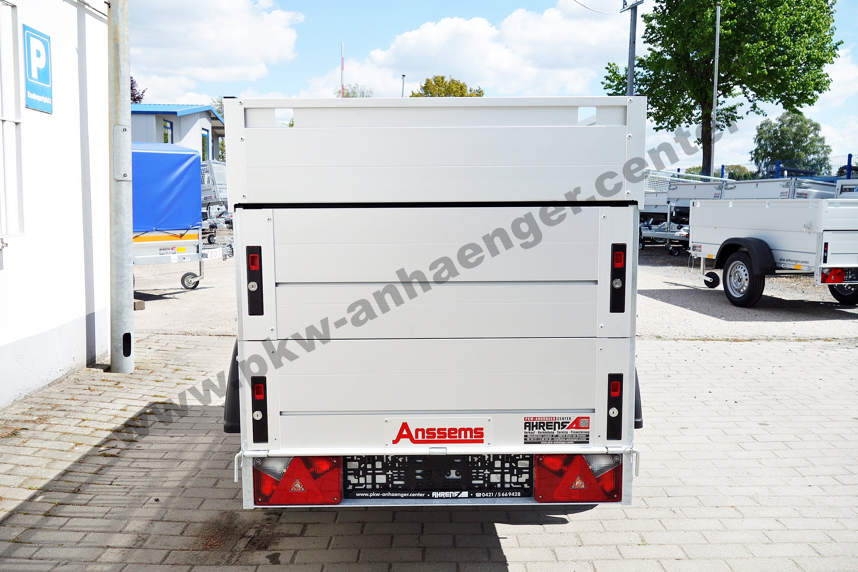 Anssems GT 750 201x101x83cm VT1 Deckelanhänger