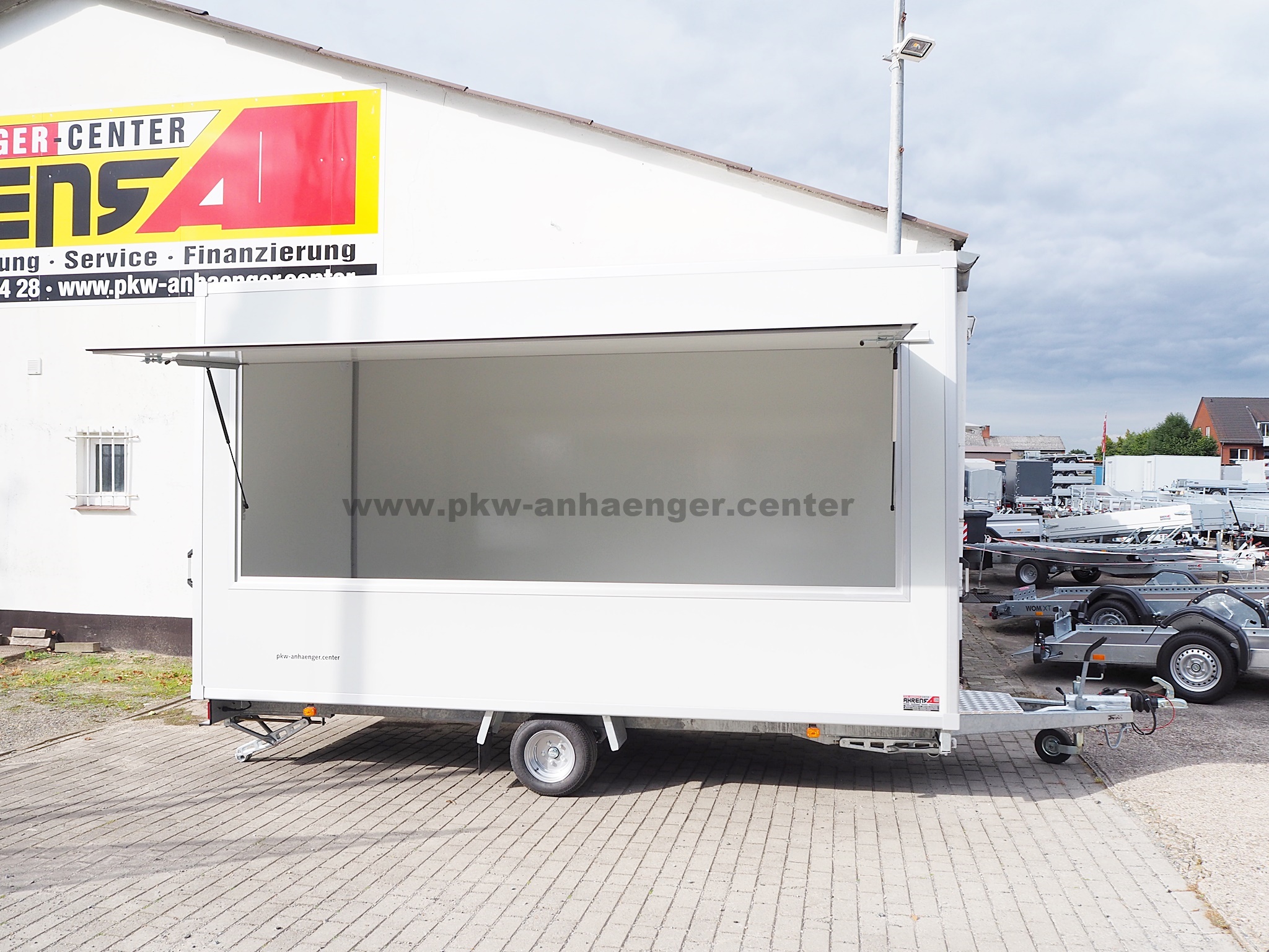 Verkaufsanhänger SellerH-XL 1300kg 420x200x230cm Hochlader