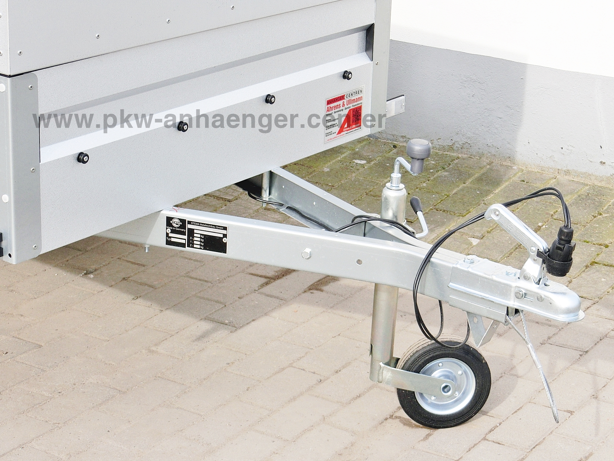 Deckelanhänger STEMA 750kg 201x108x50cm