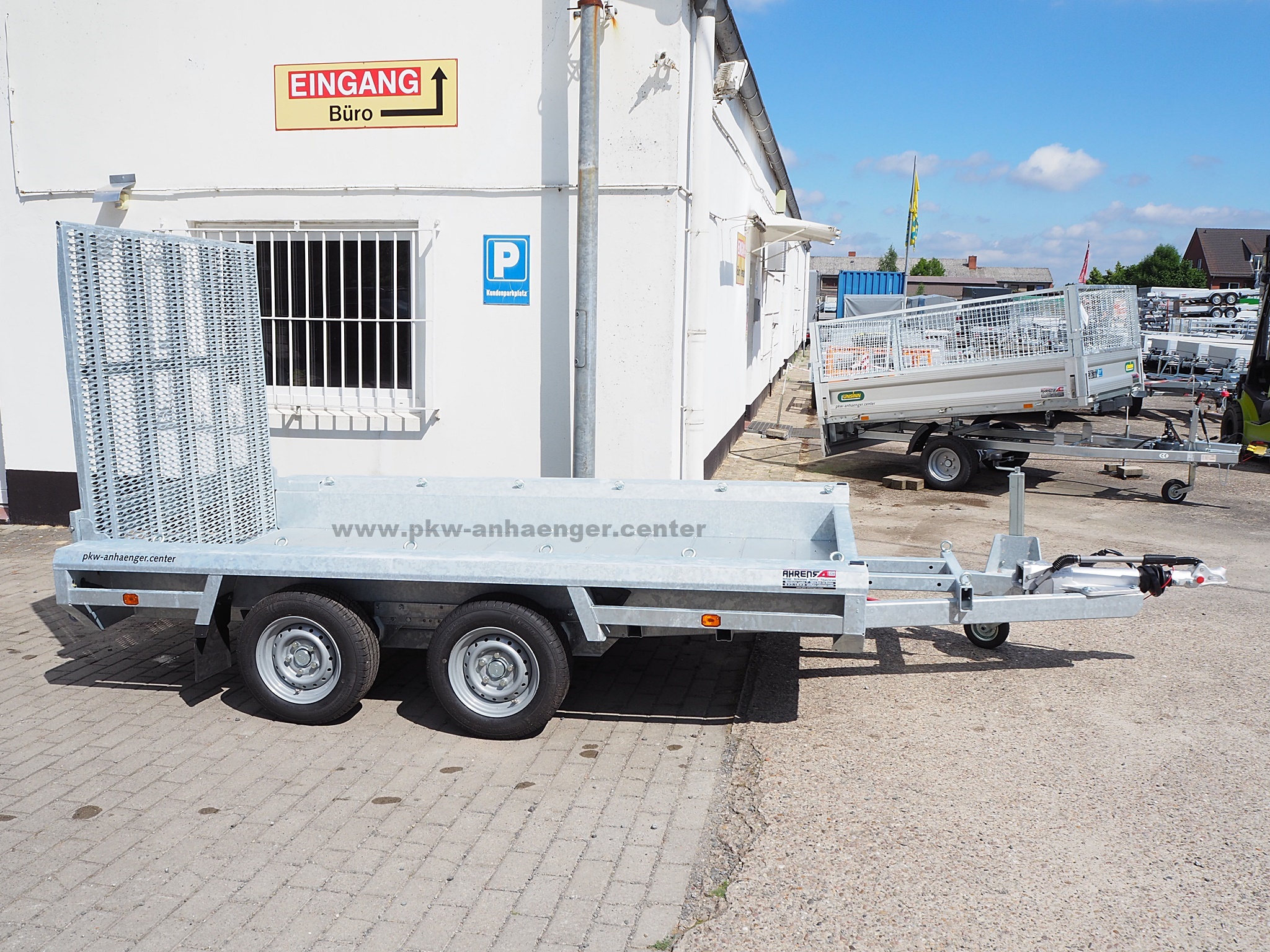 Hulco TERRAX-2 3500.294x150 Baumaschinenanhänger