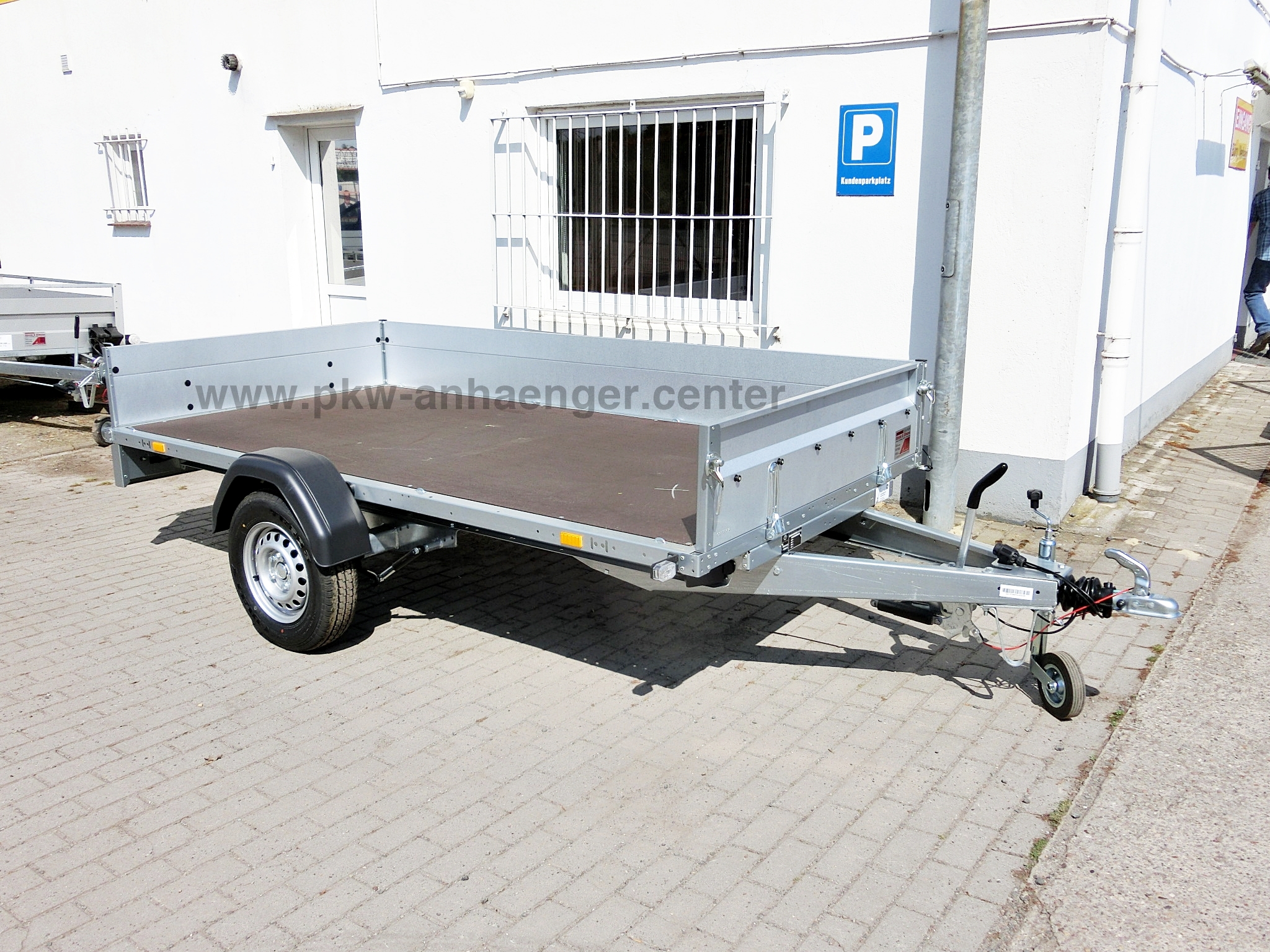 Pkwanhänger Stema Systema 1300kg 301x153x35cm Bordwände abnehmbar