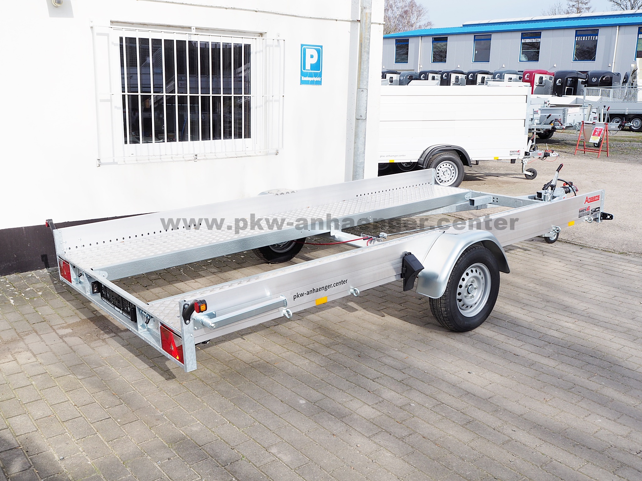 Anssems AMT 1300 400x188 ECO Autotrailer mit Aluboden für Kleinfahrzeuge