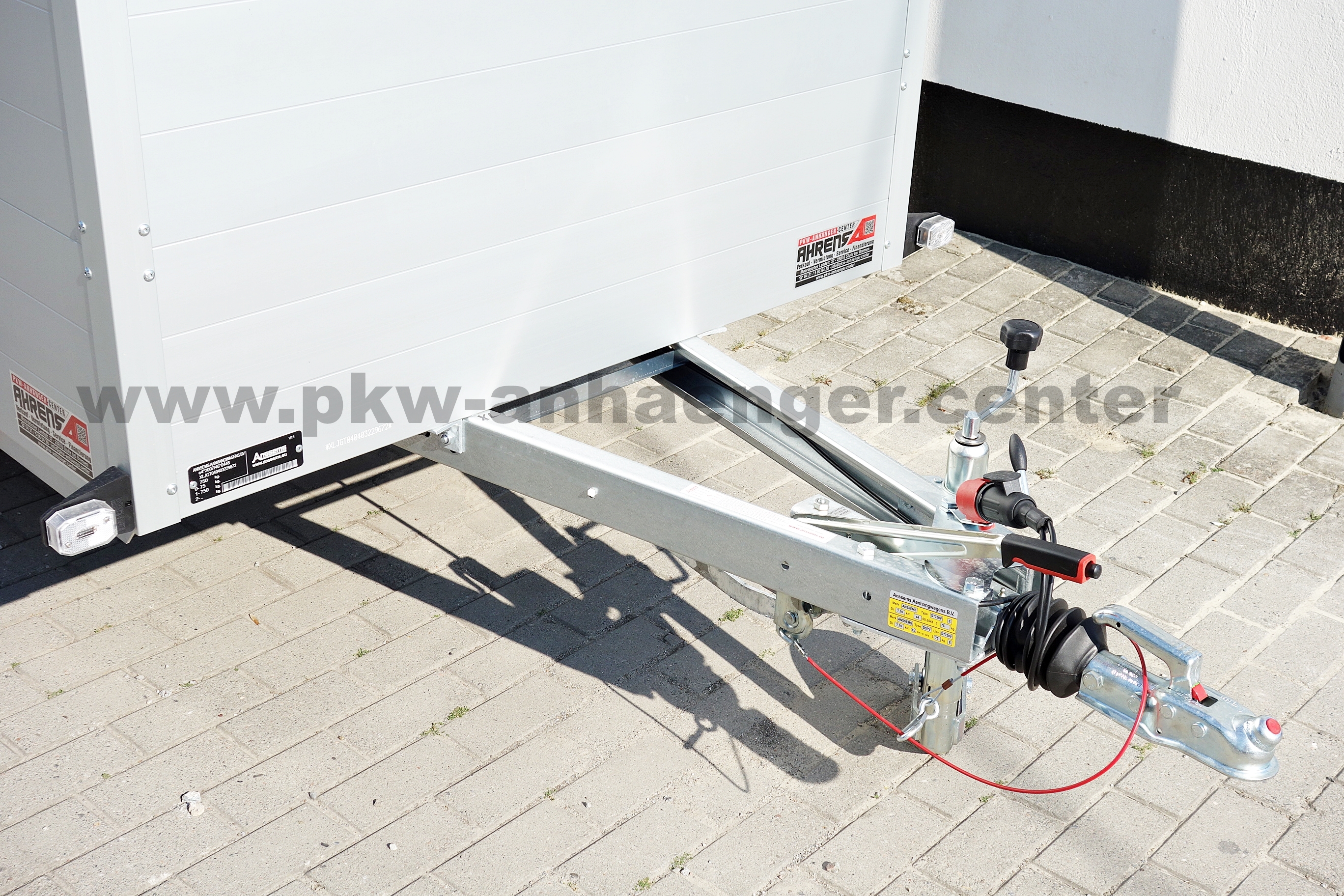 Anssems GTB 750 211x126x83cm VT1 Deckelanhänger