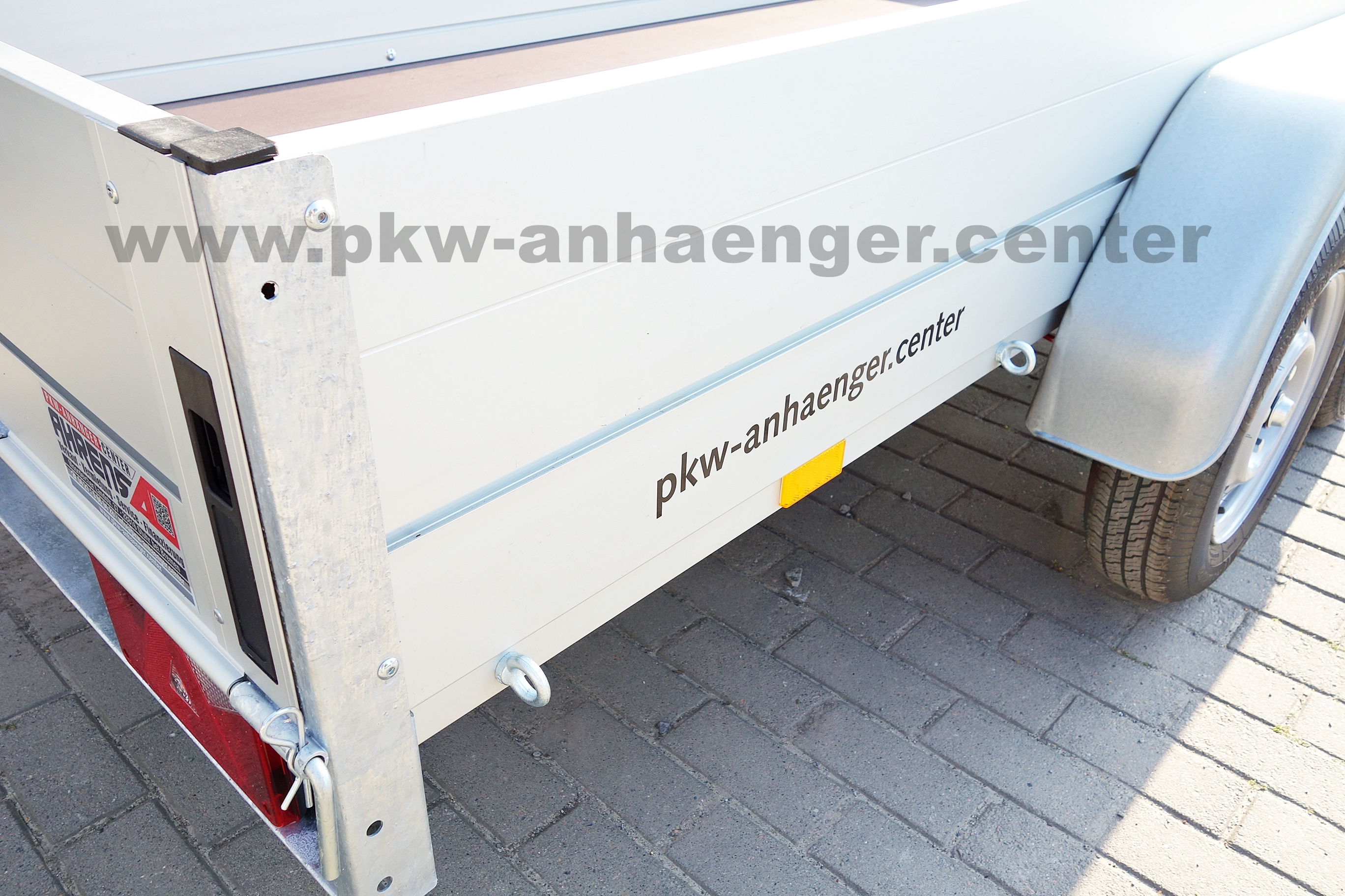 Anssems GTT 1500 301x126x160cm Planenanhänger Aluanhänger Tandem