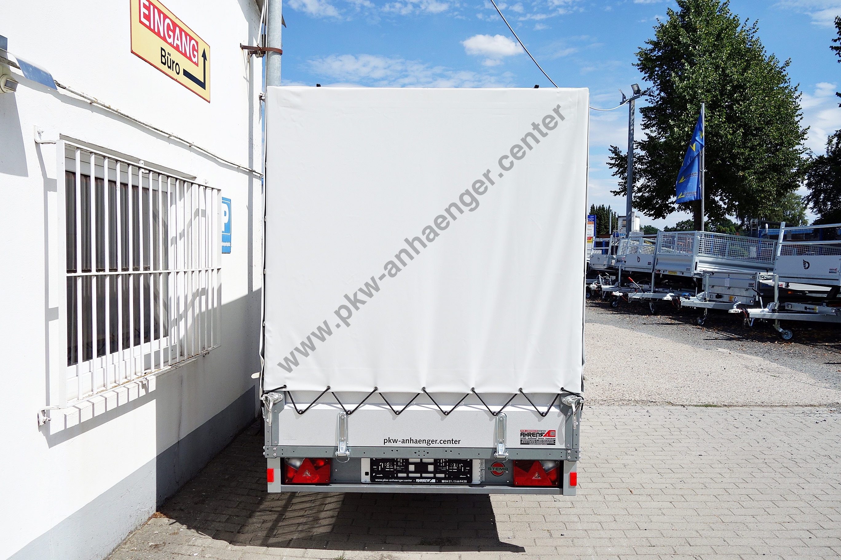 STEMA SyStema 1300kg 301x153x180cm 100km/h Planenanhänger