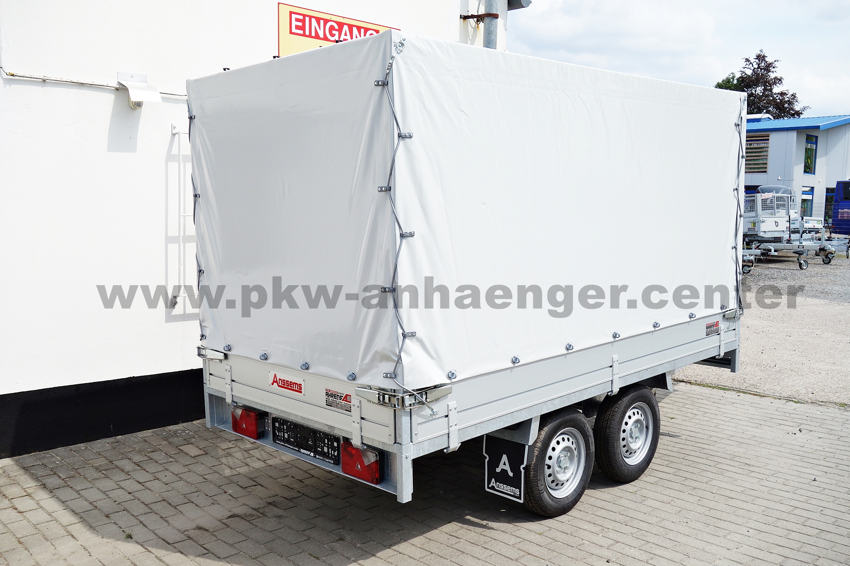 Anssems PSX 2000 305x153x160cm Planenanhänger Hochlader