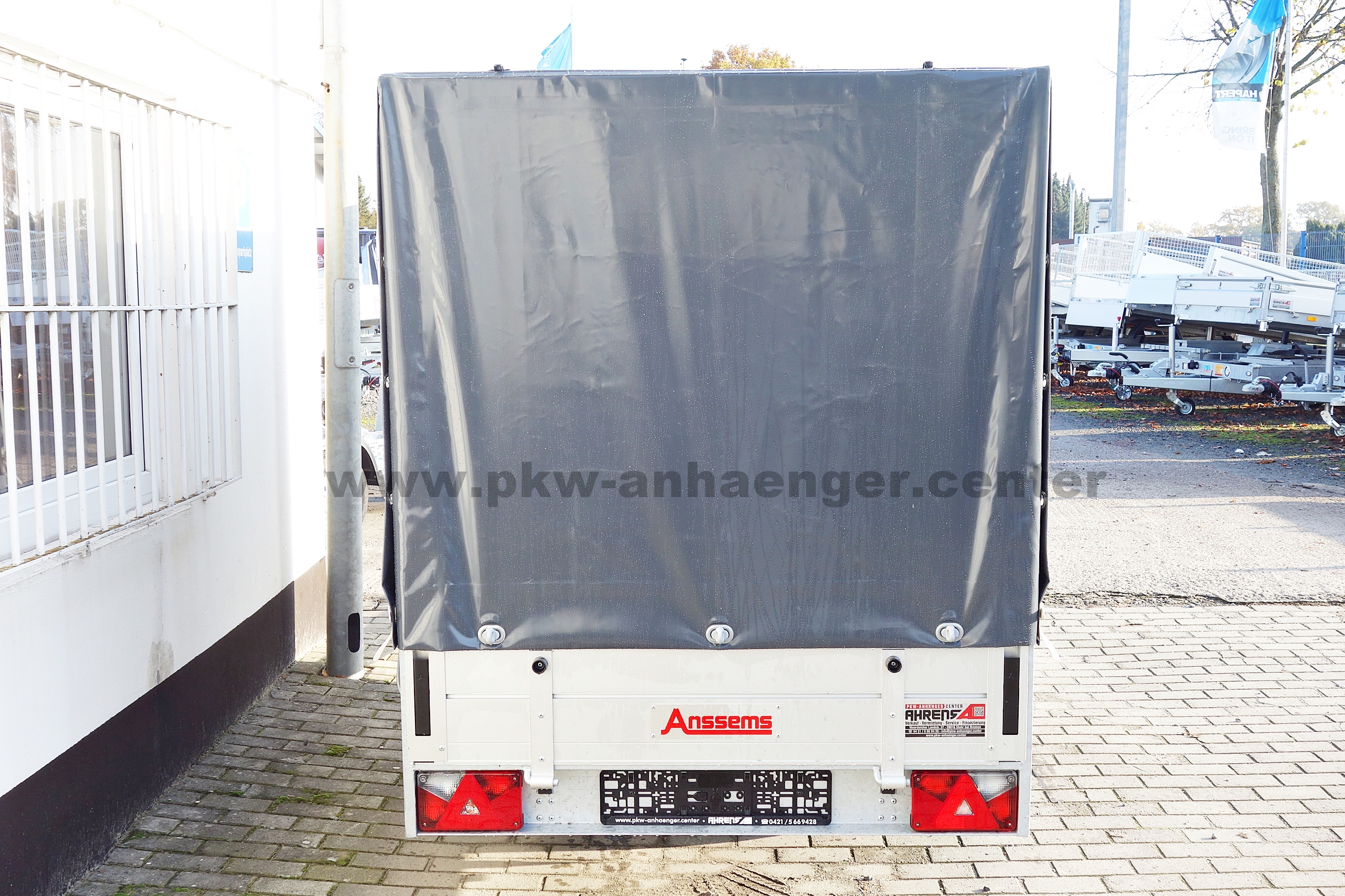 Anssems BSX 1350 251x130x150cm Alu Planenanhänger