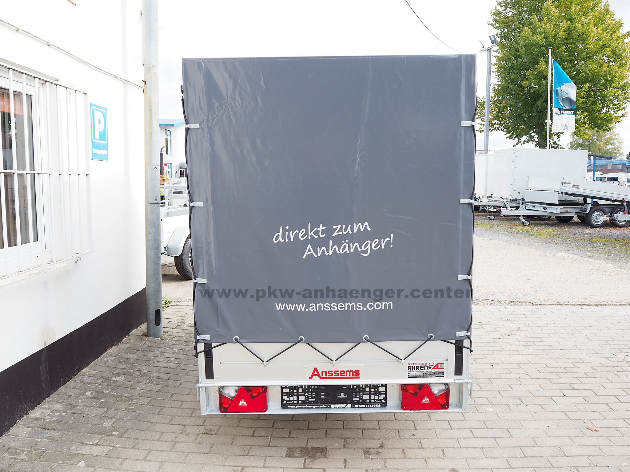 Anssems GTB 1200 251x126x150cm Planenanhänger Windschräge