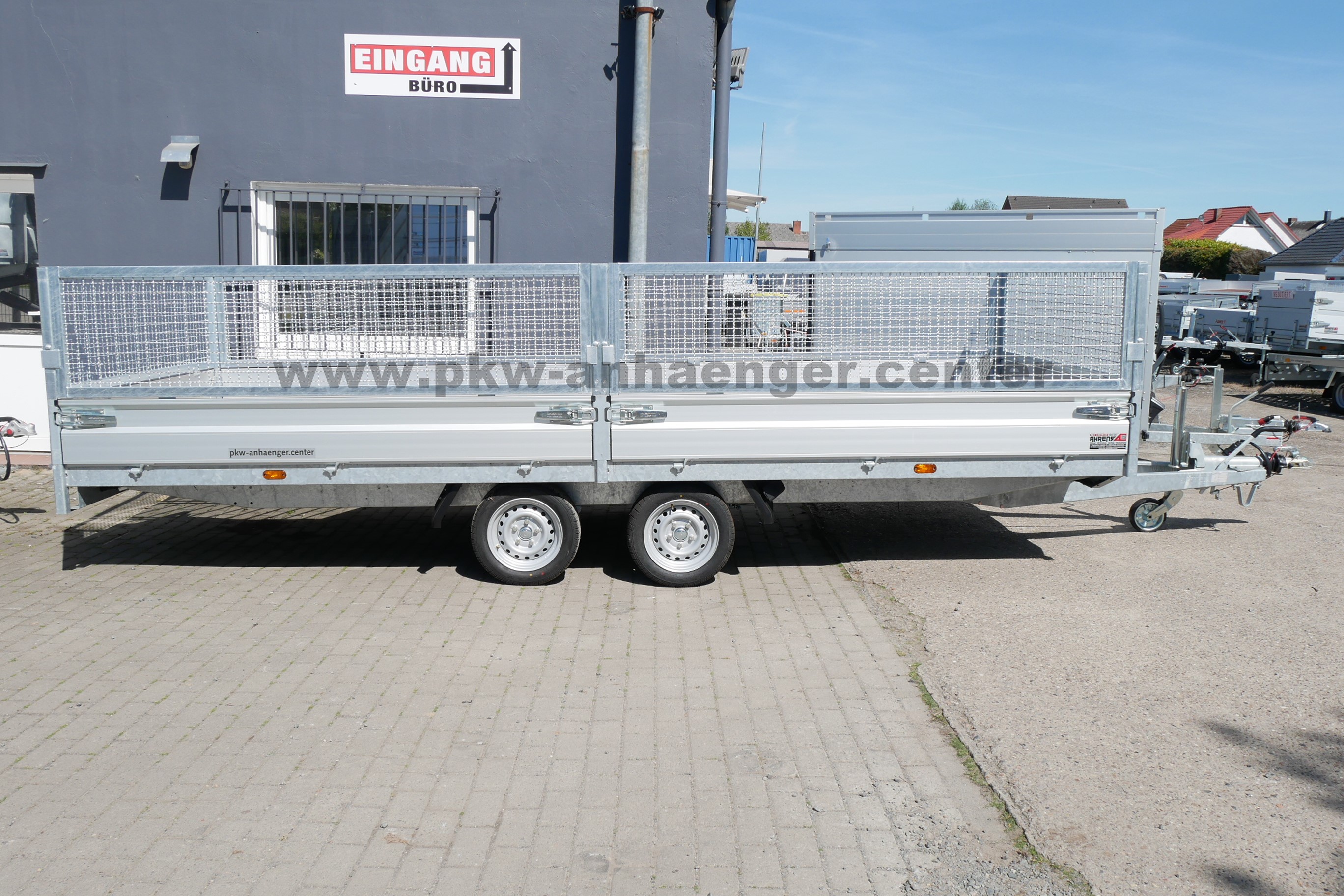 HAPERT AZURE H2 2700kg 505x200x90cm Gitteraufsatz niedrig 13 Zoll Hochlader