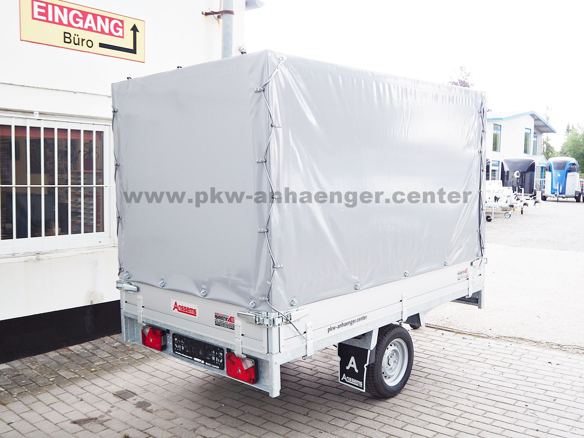 Anssems PSX 1350 251x153x160cm Planenanhänger Hochlader