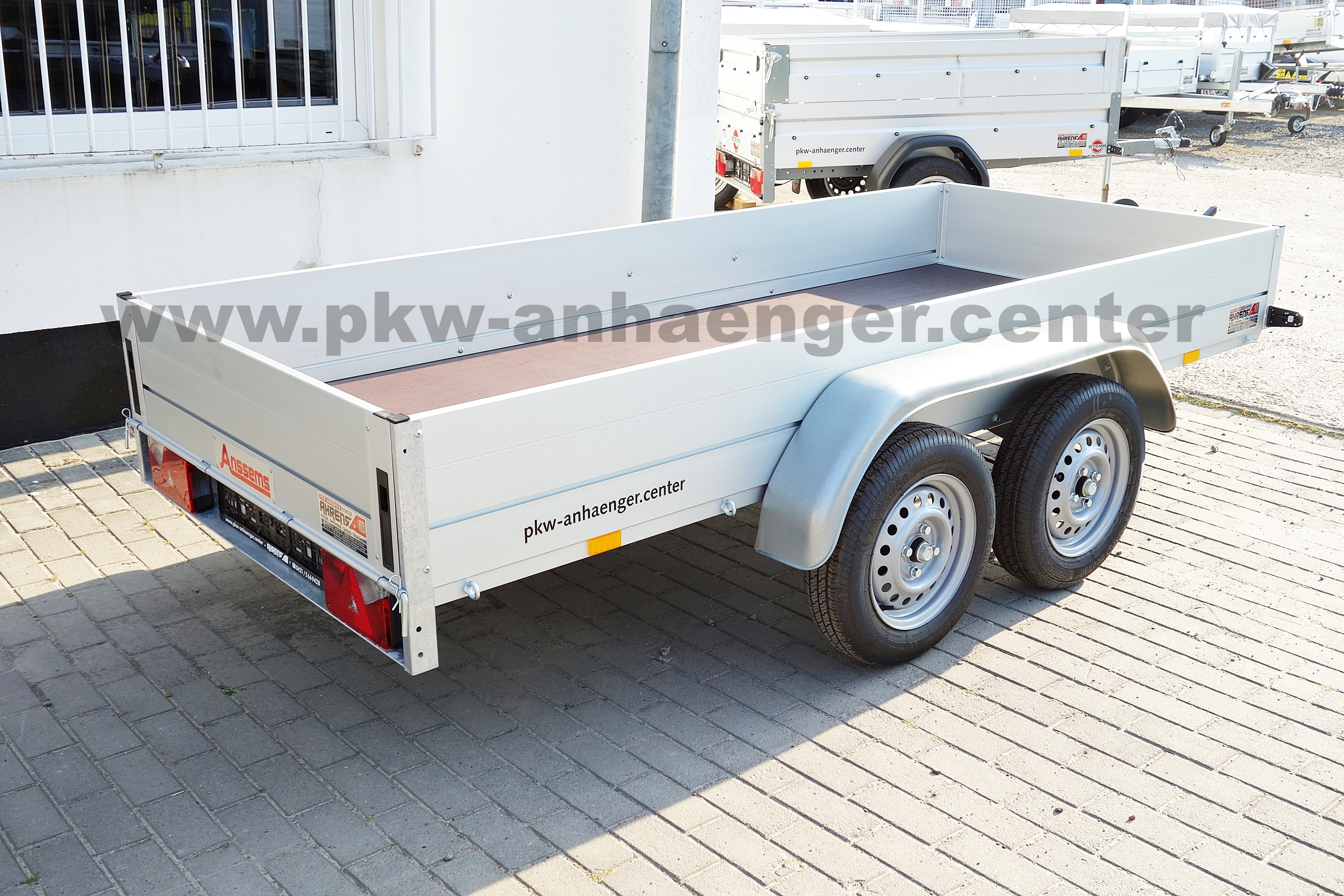 Anssems GTT 1500 301x126x160cm Planenanhänger Aluanhänger Tandem