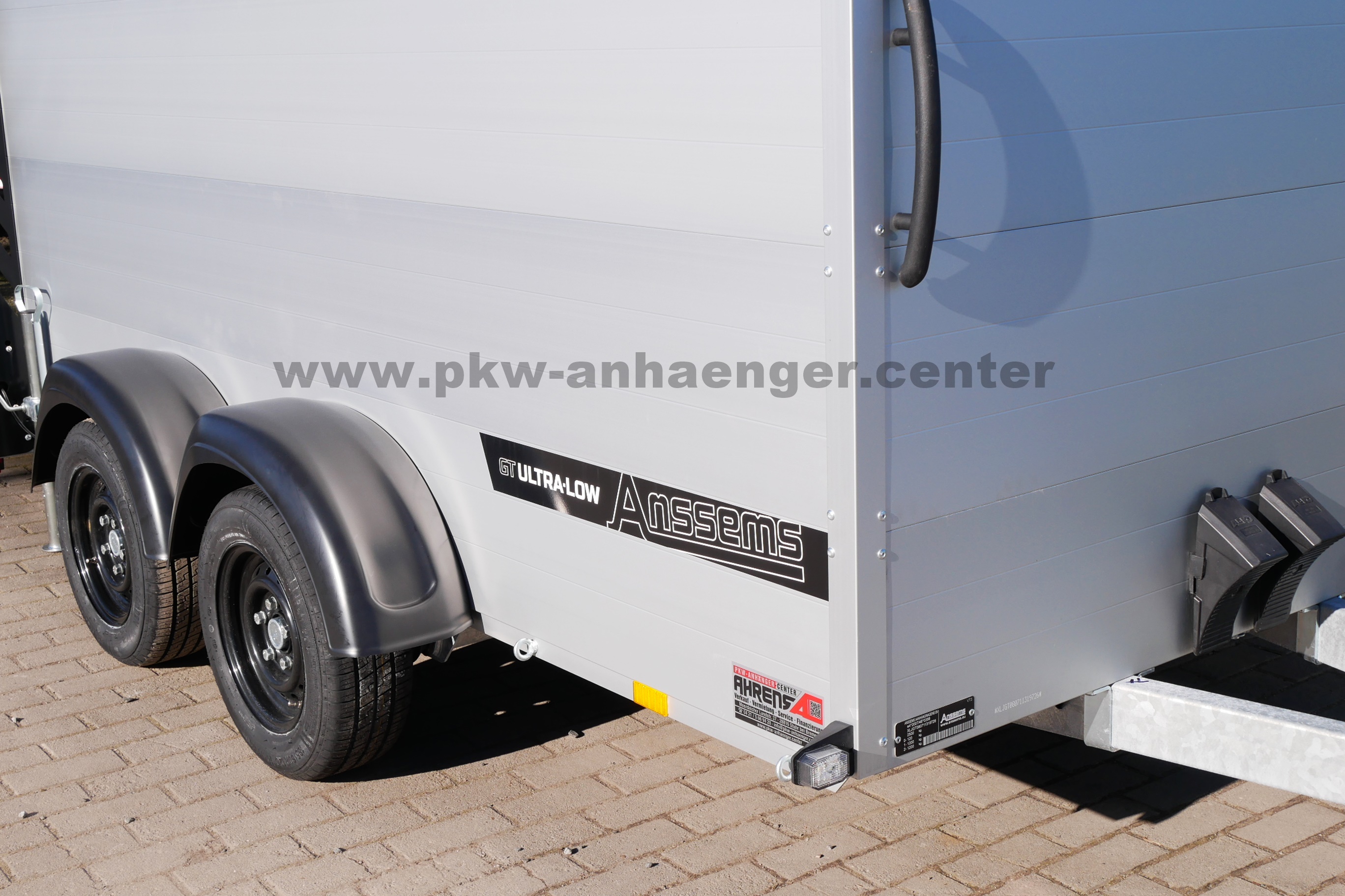 Anssems GTT 2500 301x151x153cm VT3 ULTRA-LOW Deckelanhänger Tandem