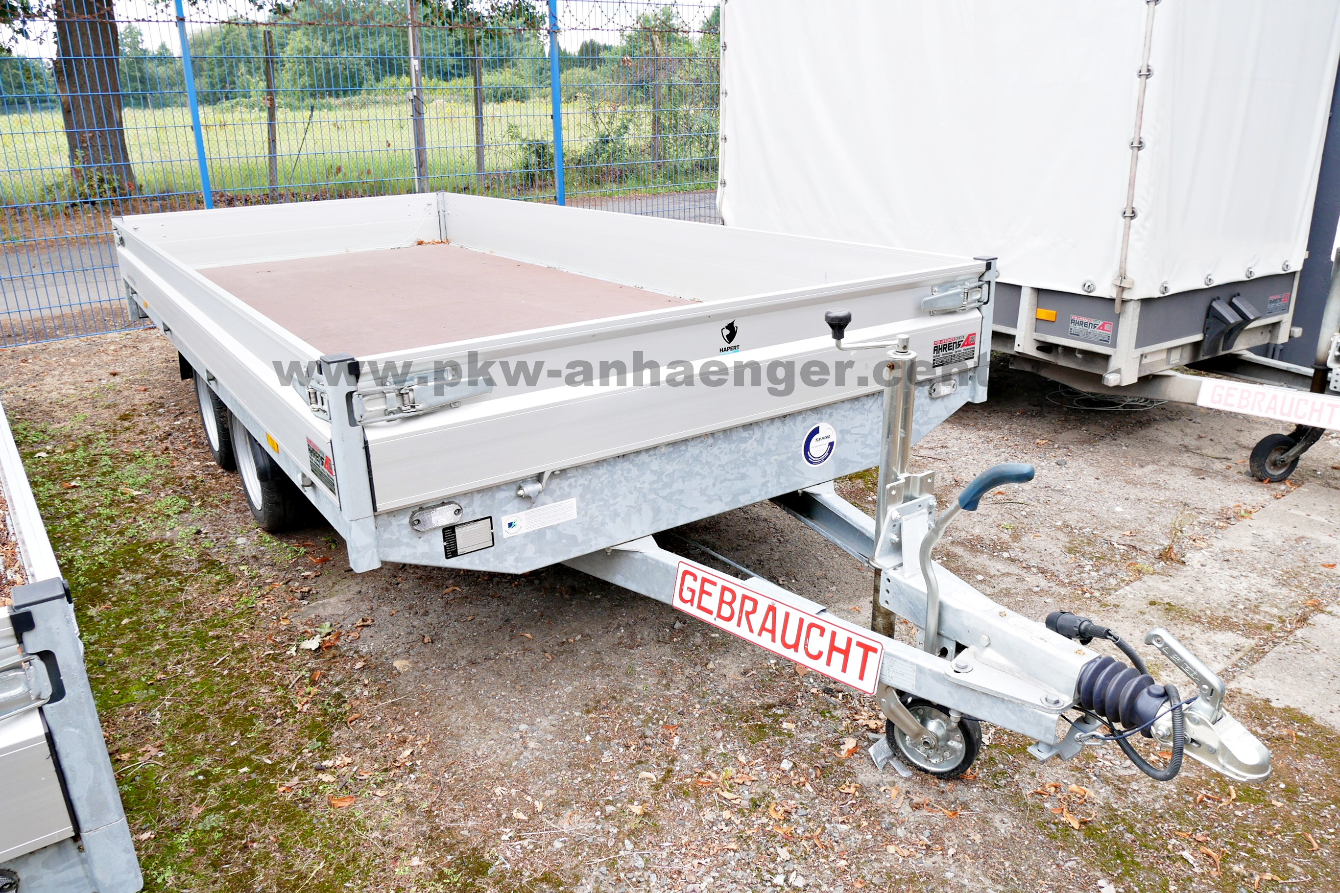 GEBRAUCHTER Hochlader HAPERT 2000kg 405x180cm AZURE H2 niedrig 13"
