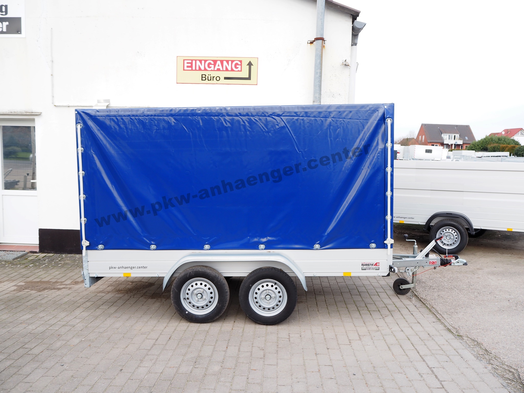 Anssems GTT 1500 301x126x160cm Planenanhänger Aluanhänger Tandem