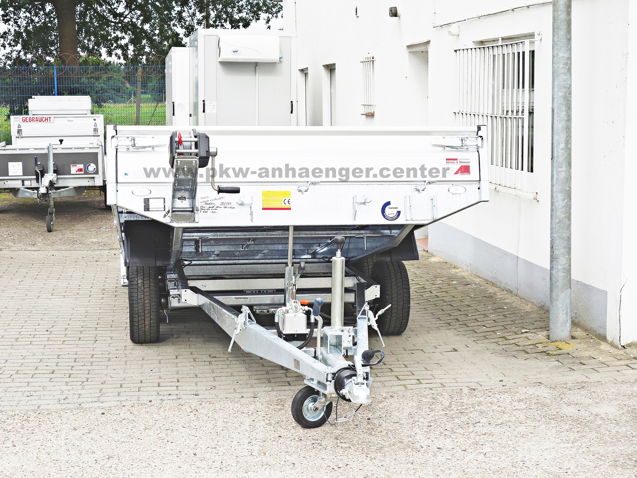 Hapert INDIGO HT2 2700kg 405x200x30cm Baumschienentransporter ankippbar Hochlader