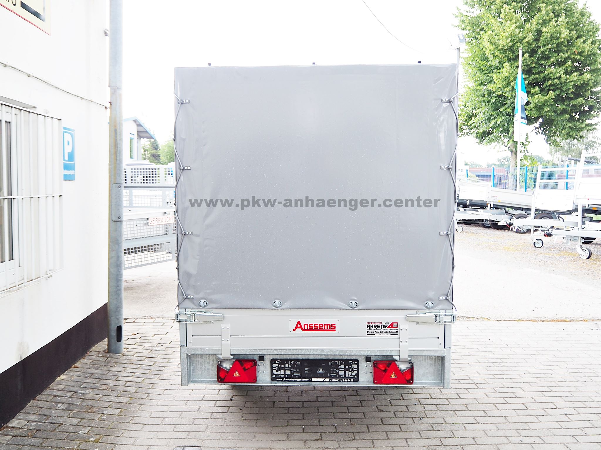 Anssems PSX 1350 251x153x160cm Planenanhänger Hochlader