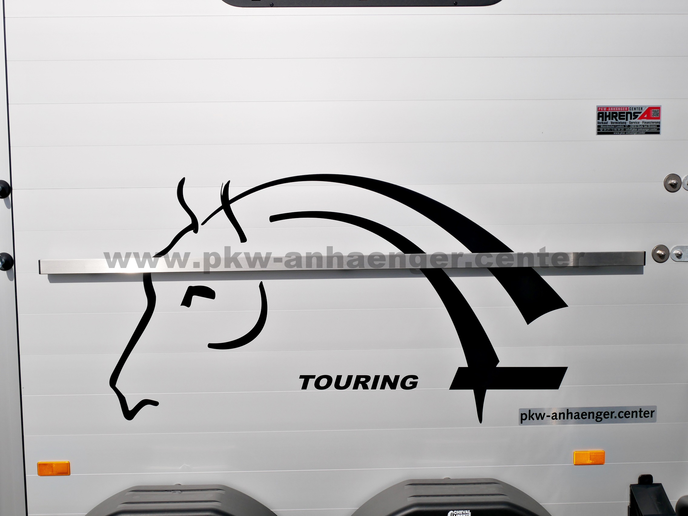 aCH-Anbindestange-VA-1 Anbindestange VA 165cm für Cheval Liberte Pferdeanhänger