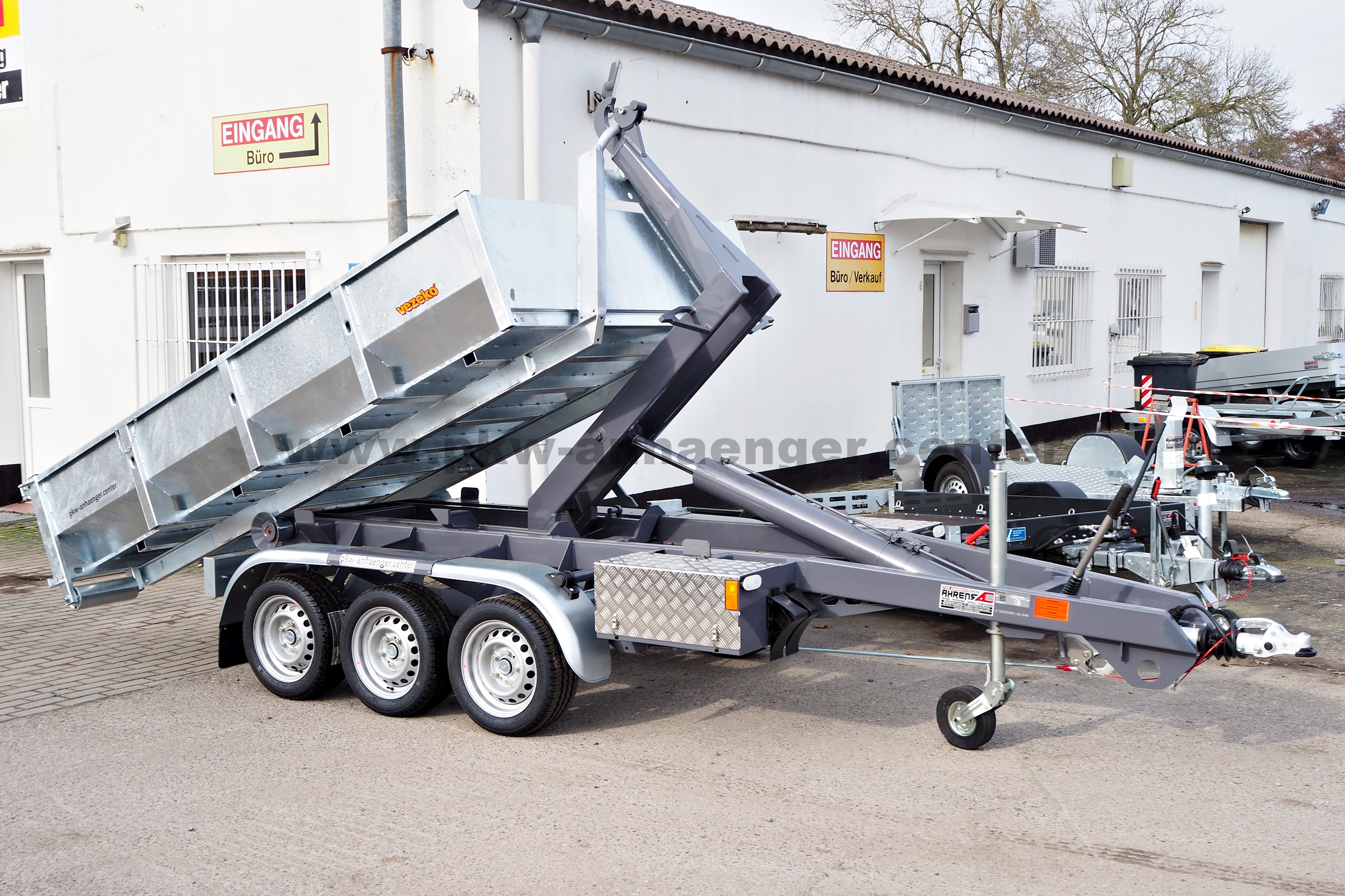 Absetzmuldenanhänger KONOS35-3 Container Anhänger 3500kg Tridem