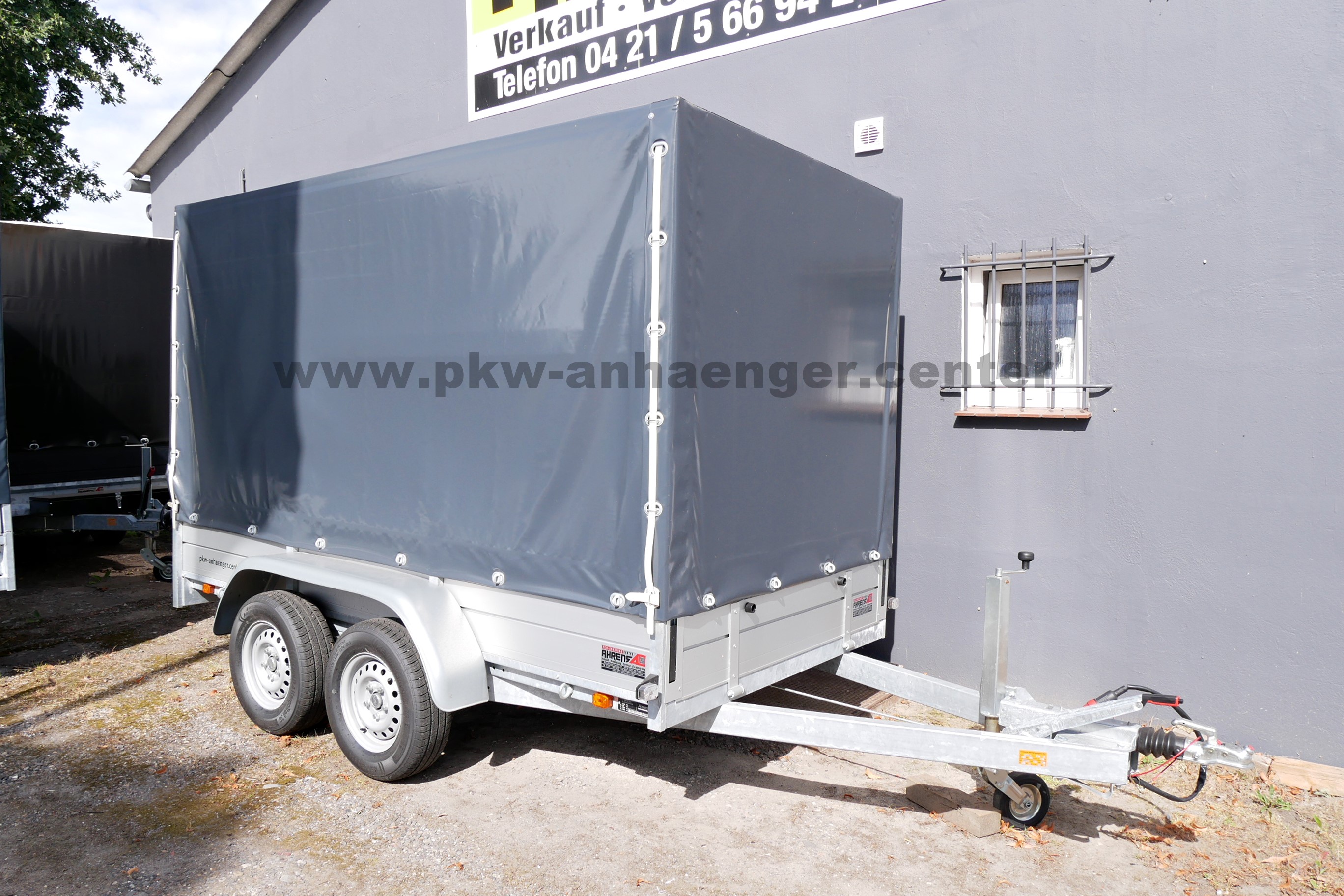 GEBRAUCHTER Anssems BSX 2500 301x150x180cm Planenanhänger Tandem stabil