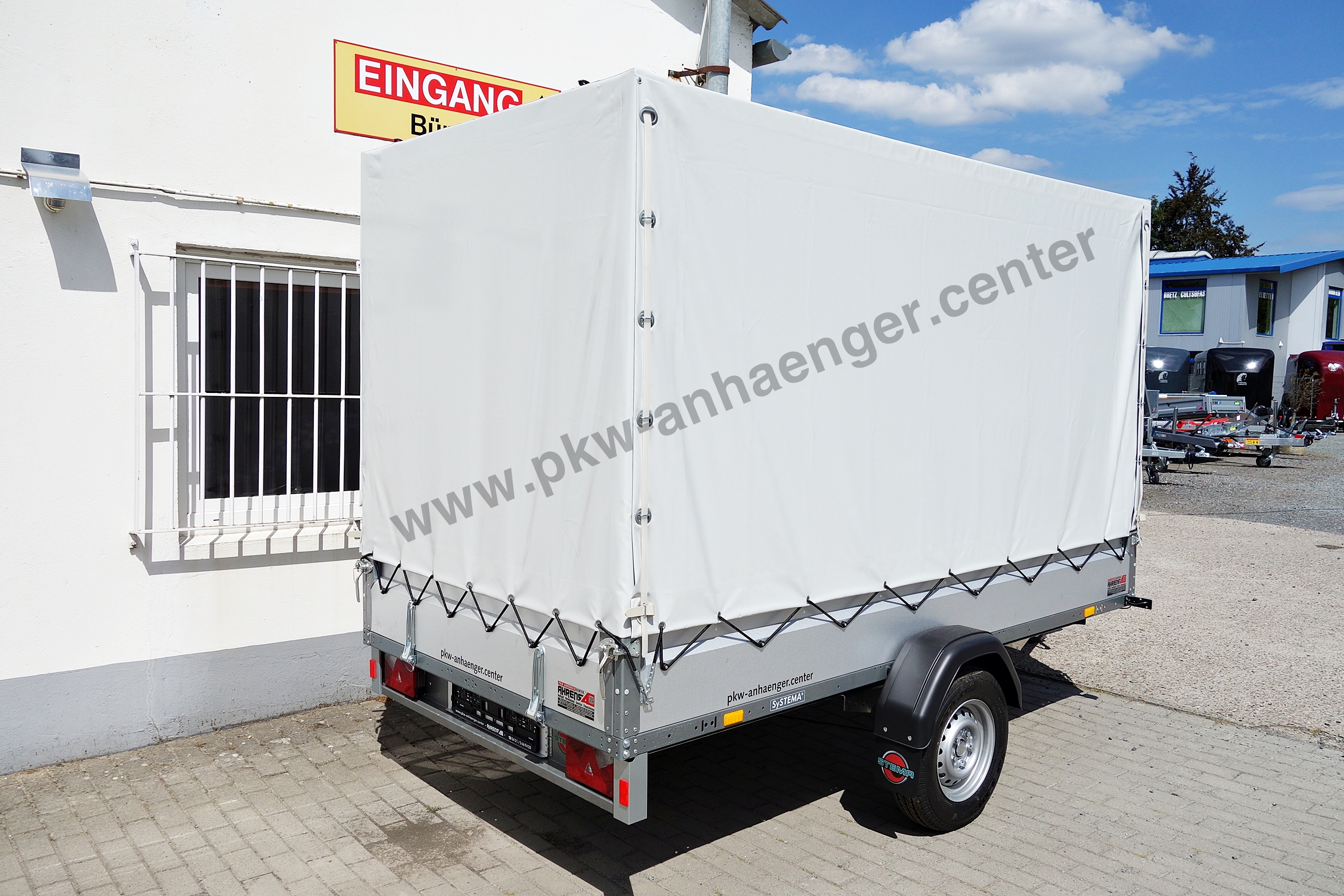 STEMA SyStema 1300kg 301x153x180cm 100km/h Planenanhänger