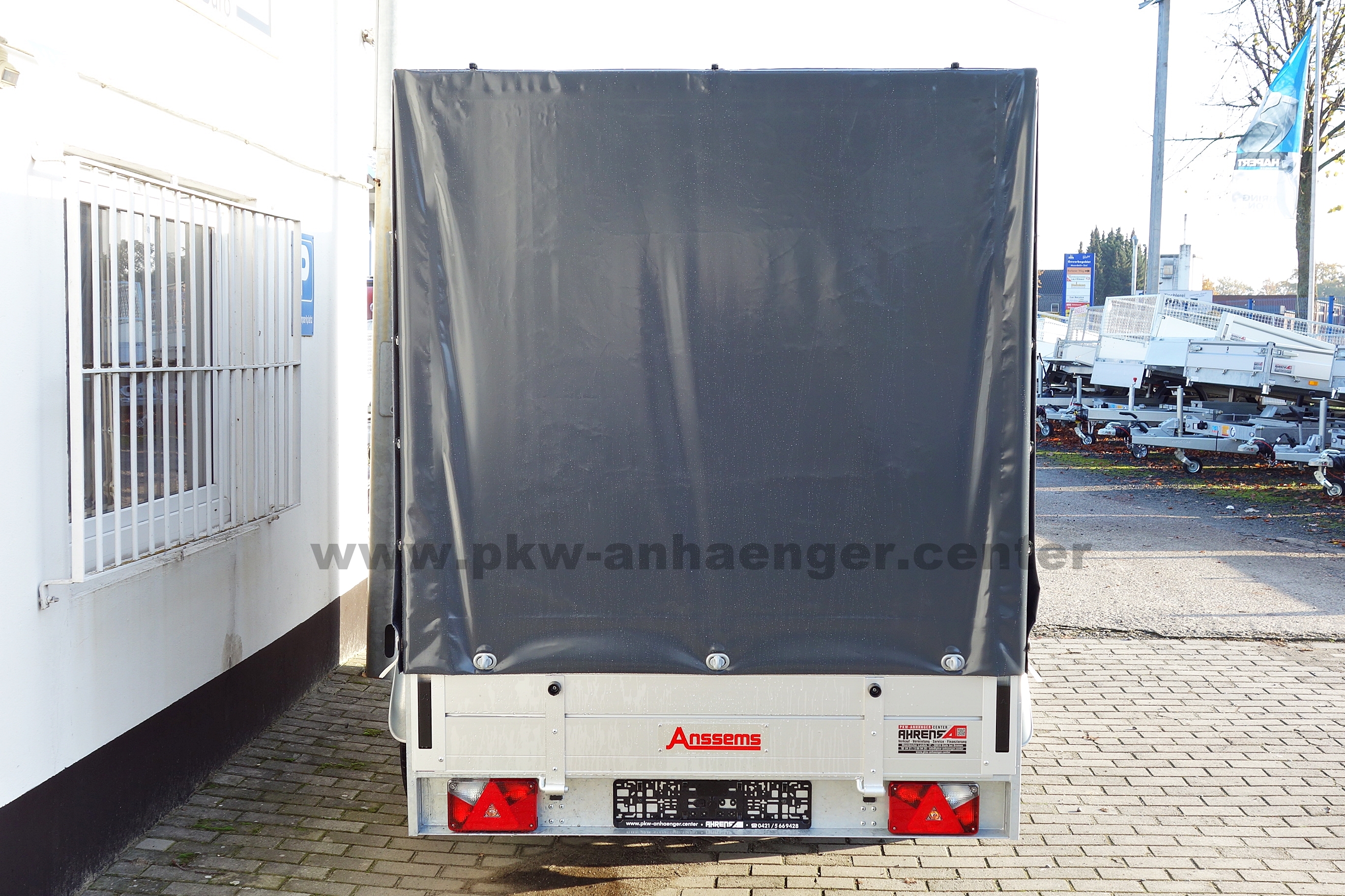 Anssems BSX 2500 301x150x180cm Planenanhänger Tandem stabil