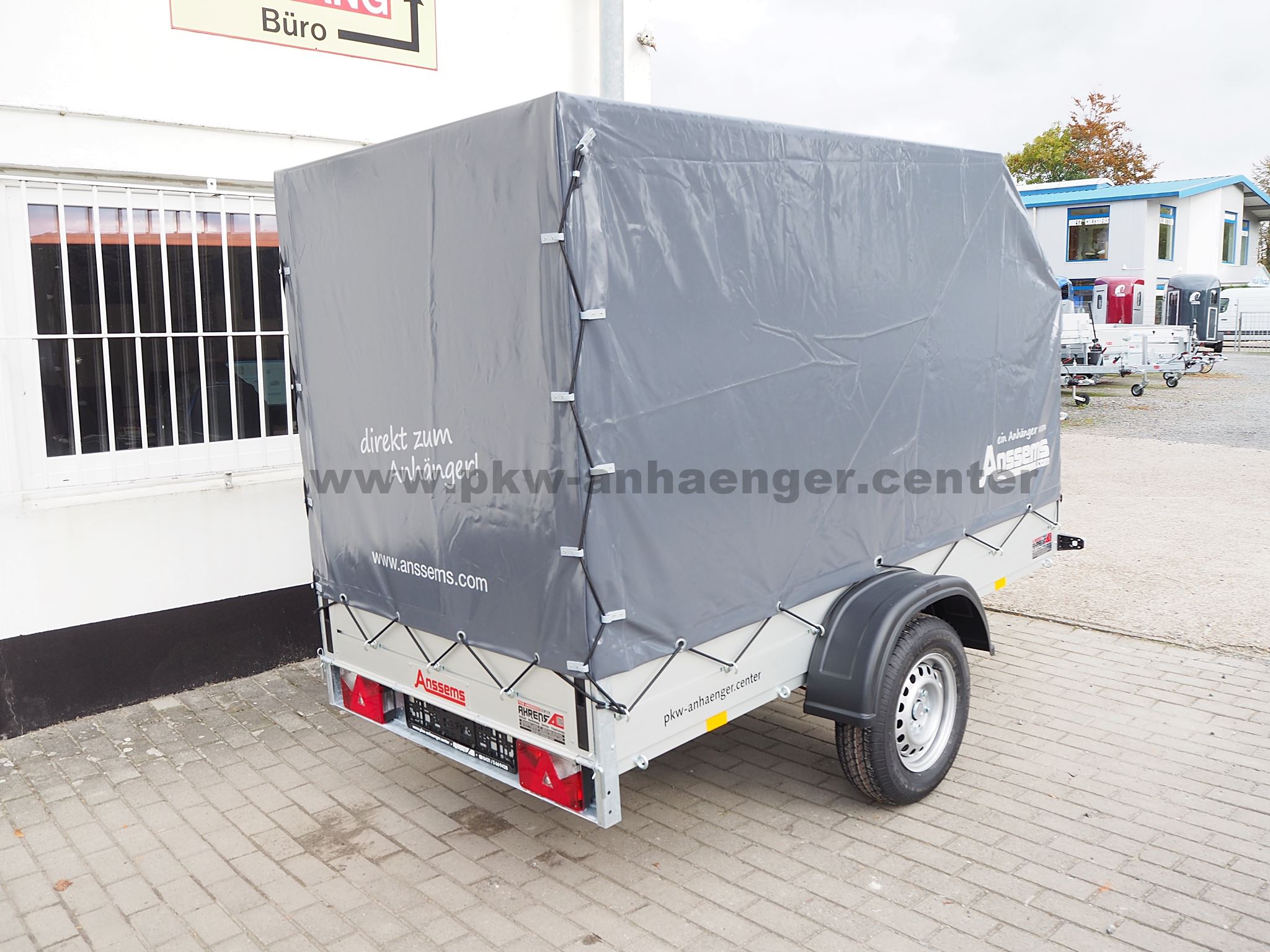 Anssems GTB 1200 251x126x150cm Planenanhänger Windschräge