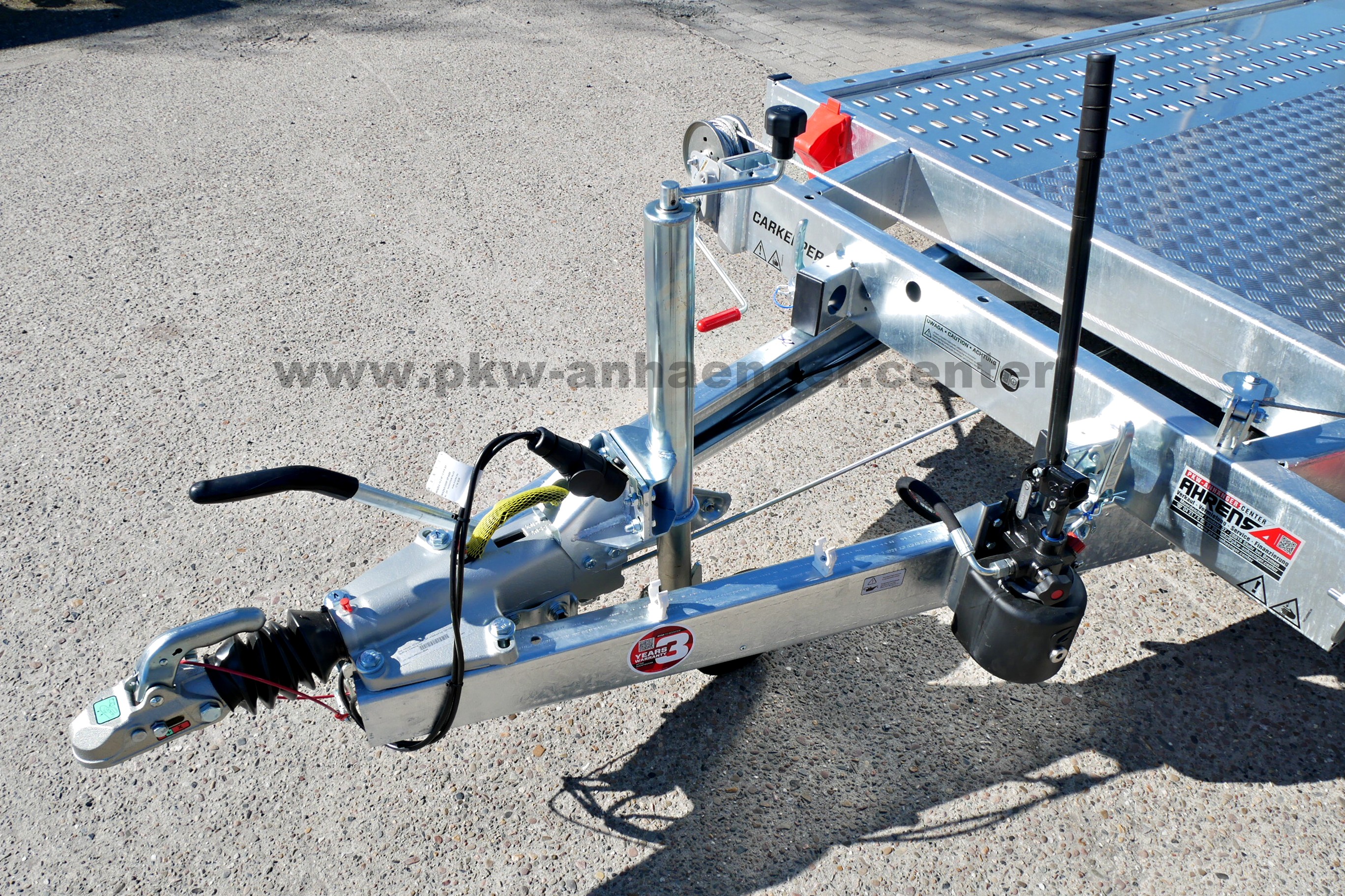TEMARED CarKeeper 5820/3 565x209cm 3500kg Autotrailer Aluboden mittig Tridem