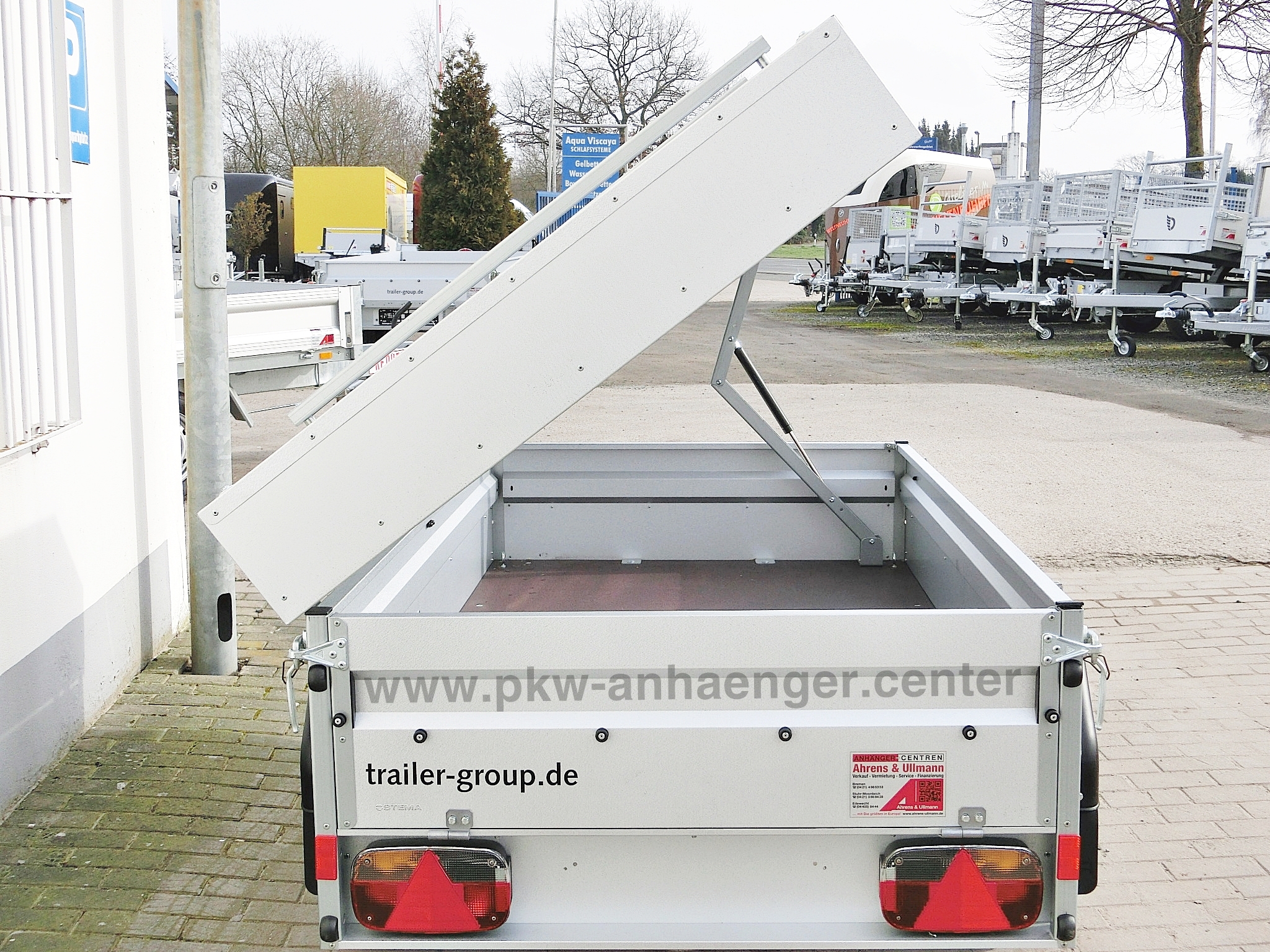 Deckelanhänger STEMA 750kg 201x108x50cm
