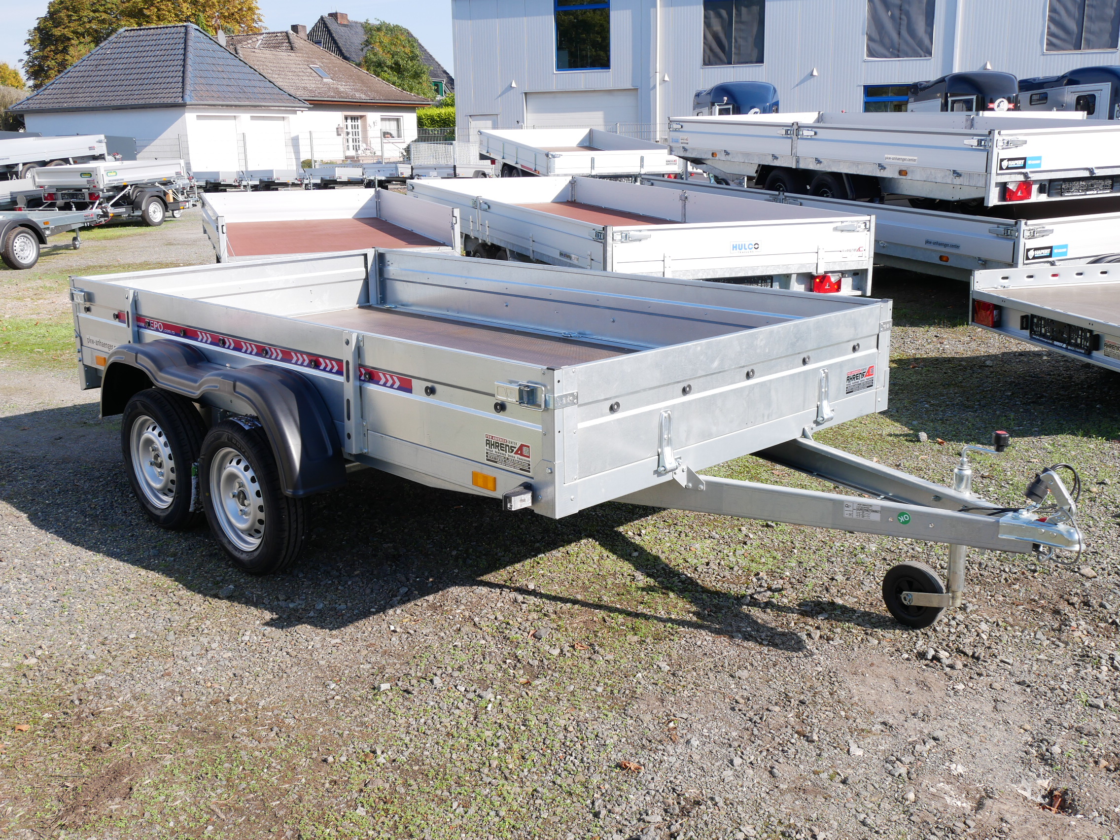 REPO QEDX300 750kg 304x159x30cm Tandem Kastenanhänger