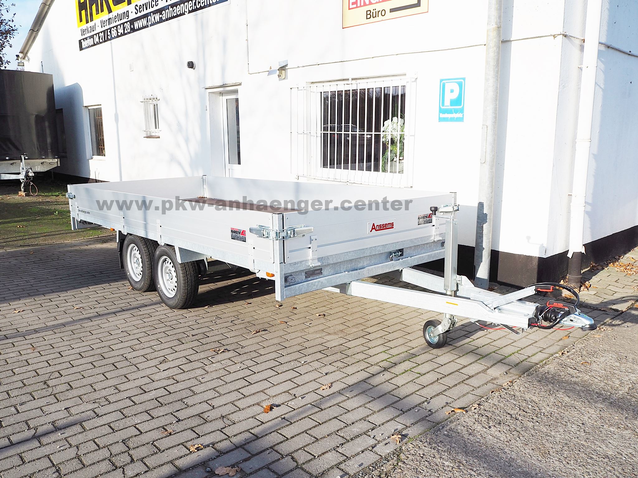 Anssems ASX 2500 405x178 Hochlader mit Auffahrschienen